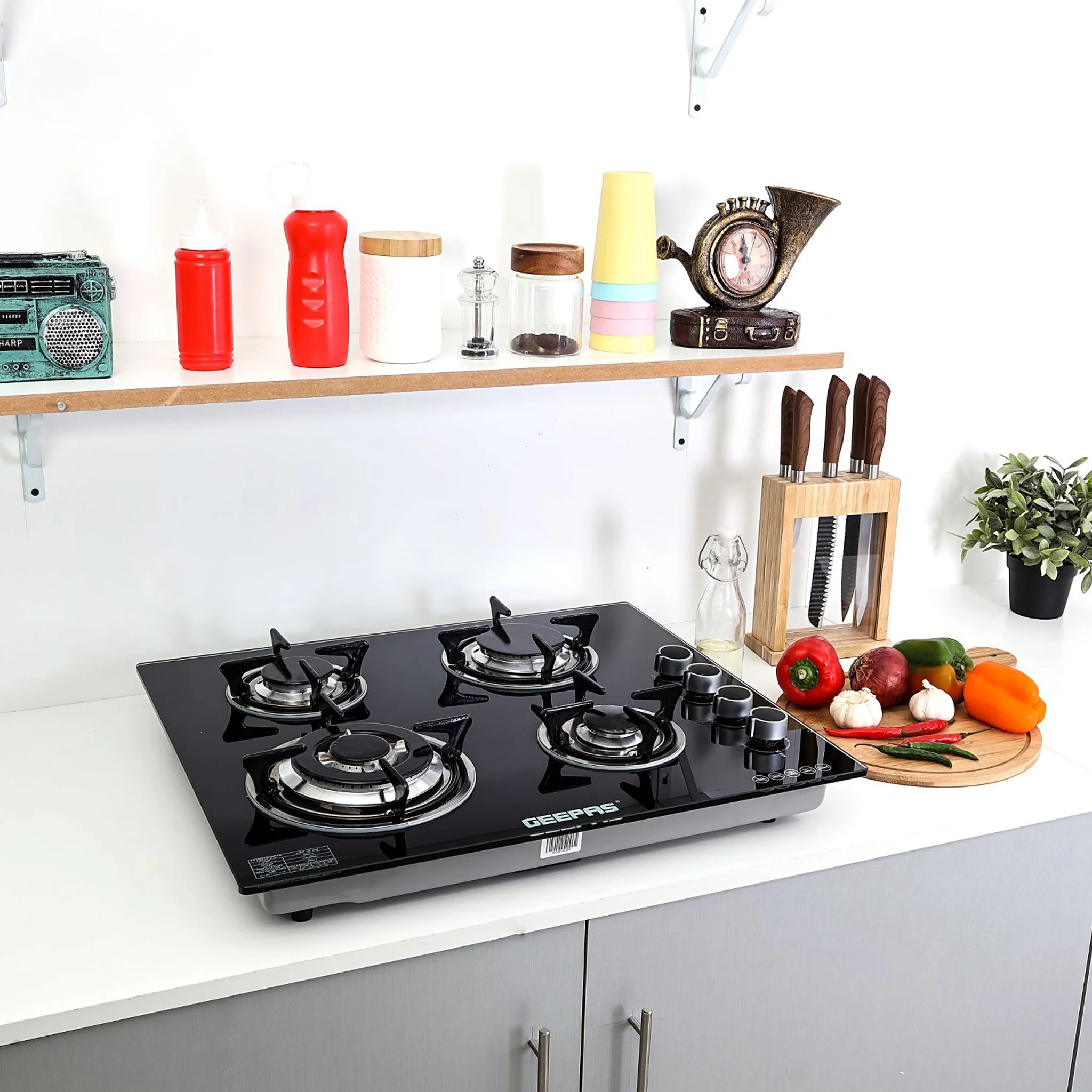 Geepas 4-Burner Gas Cooker, GK4410 - Image 3