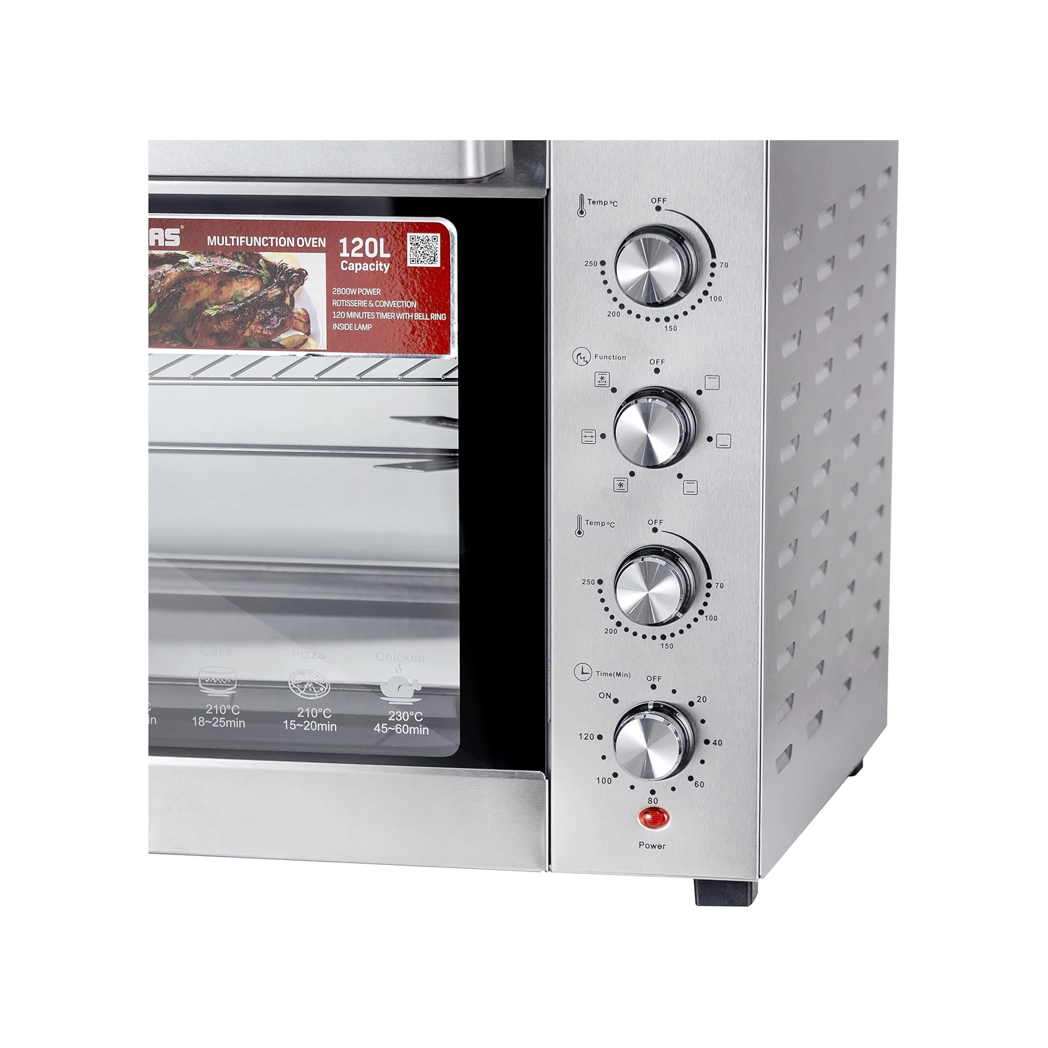 Geepas 120L Multi-Function Oven, GO34057 - Image 4