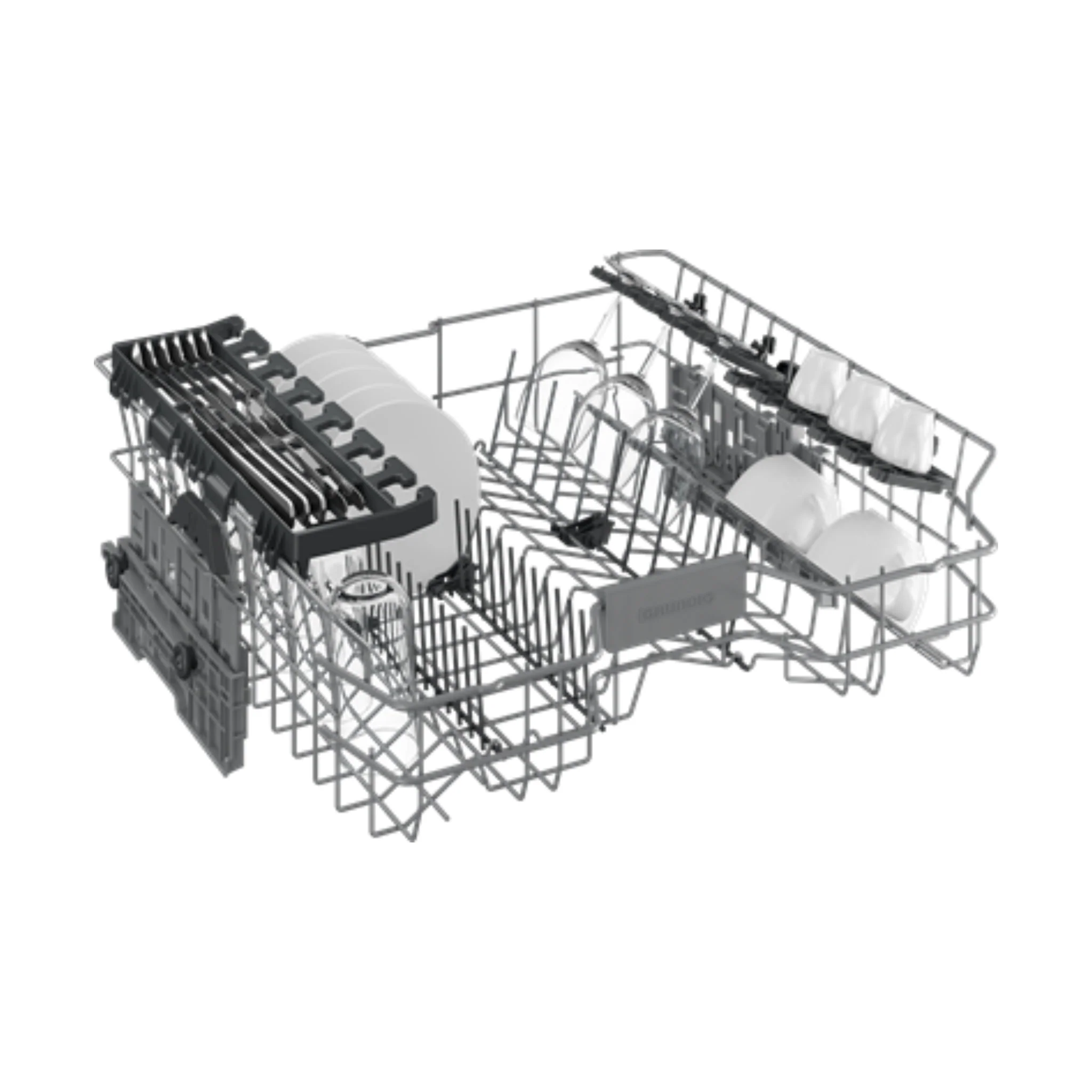 Grundig Full Size Free Standing Dishwasher, GNFP3440X - Image 6