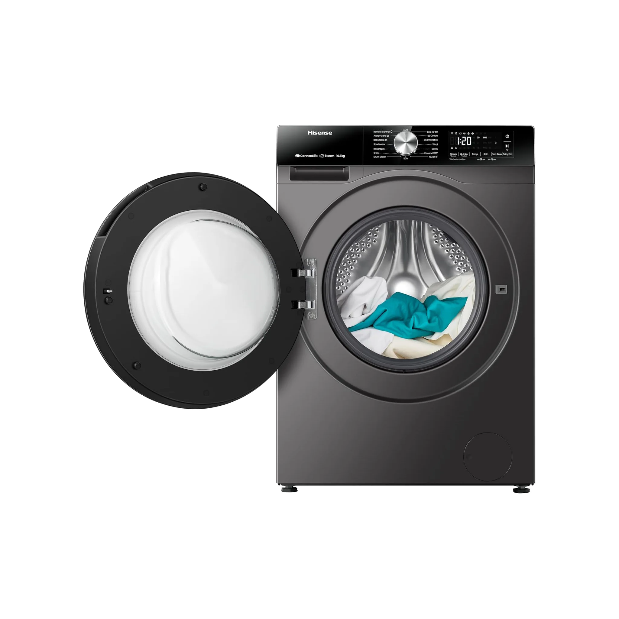 Hisense 10.5KG Fully Automatic Washing Machine, WF3M1042DB - Image 3