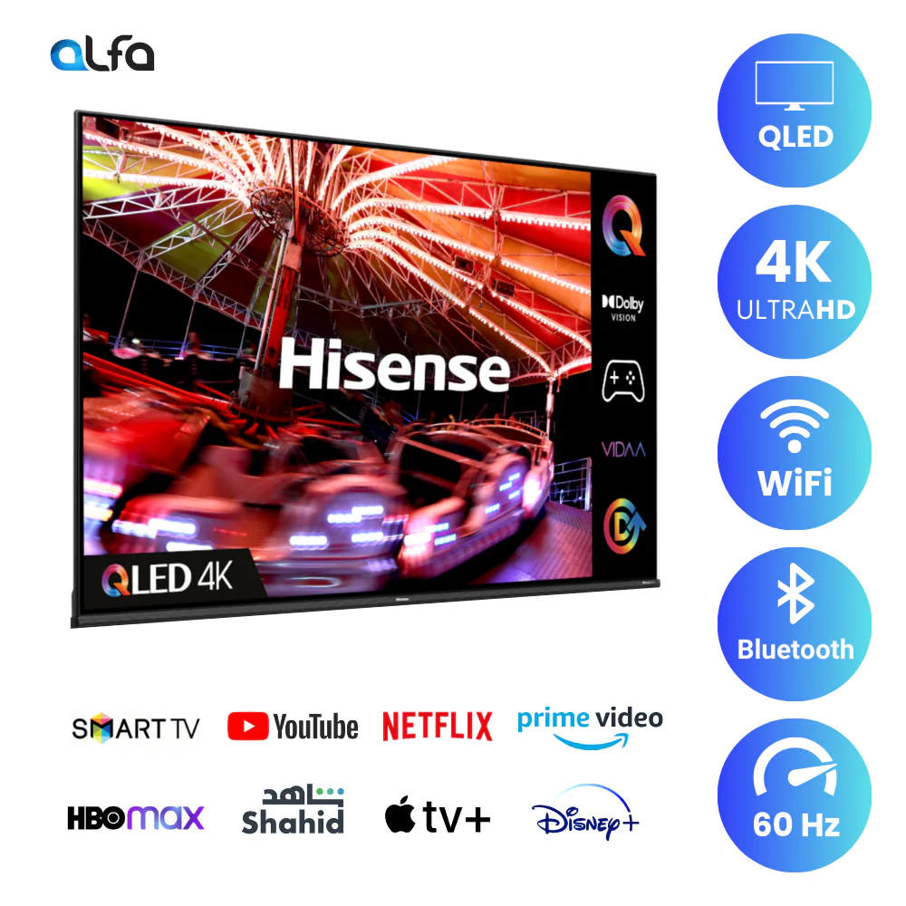 Hisense 65 inch Smart QLED TV- 4K, 65E7 - Image 2