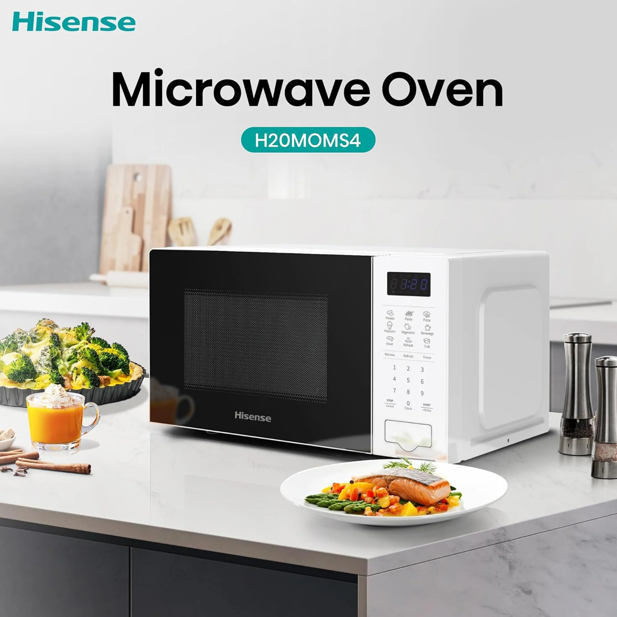 Hisense 20L Microwave Oven, H20MOWS4 - Image 5