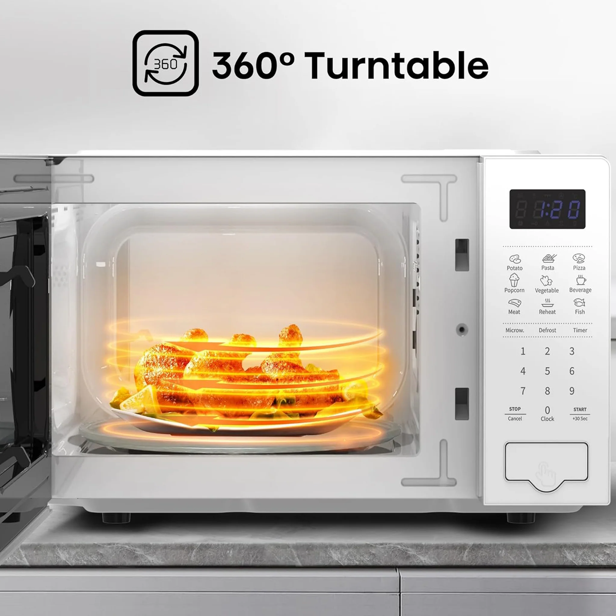 Hisense 20L Microwave Oven, H20MOWS4 - Image 6