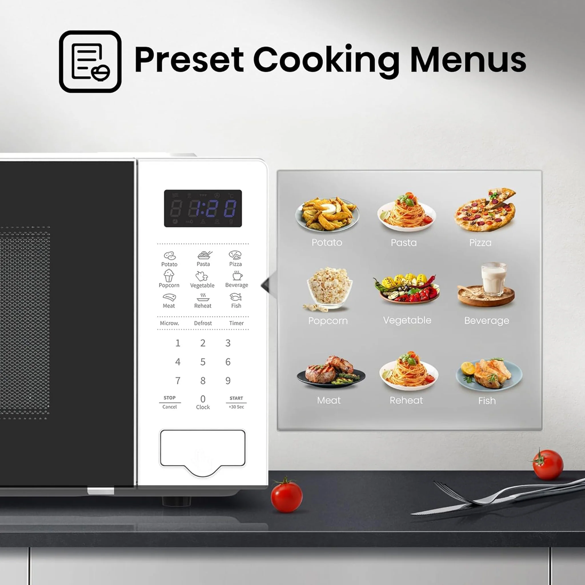 Hisense 20L Microwave Oven, H20MOWS4 - Image 8