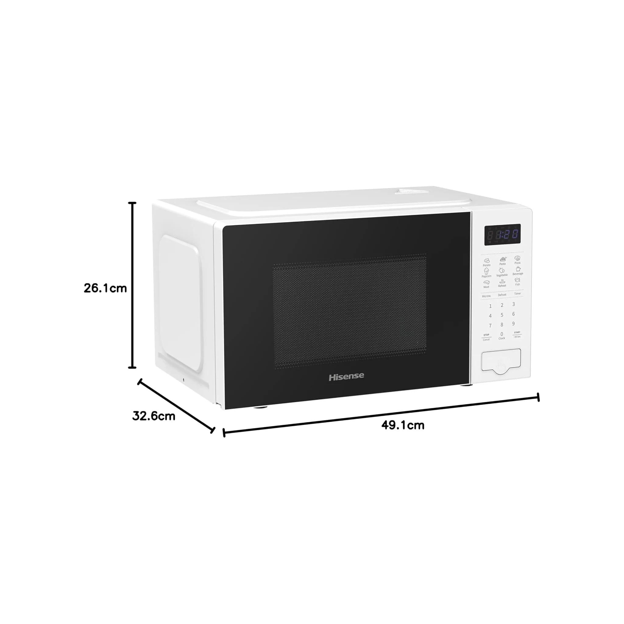 Hisense 20L Microwave Oven, H20MOWS4 - Image 9