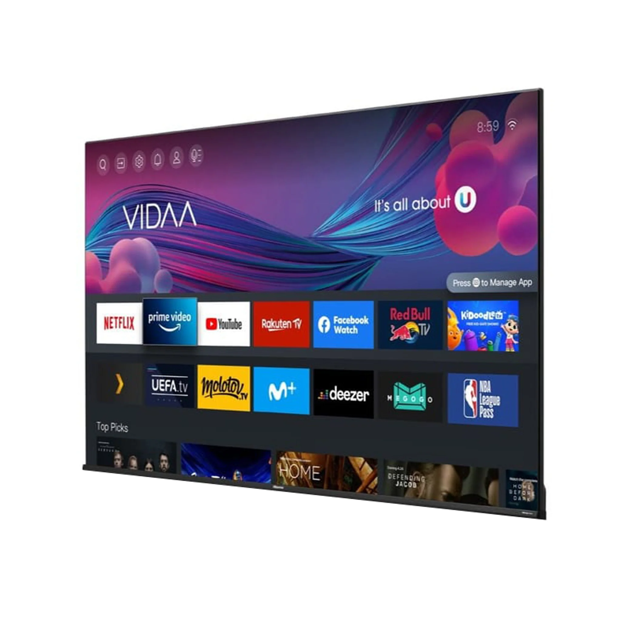 Hisense 43 inch Smart TV - 4K, 43A62GS - Image 3