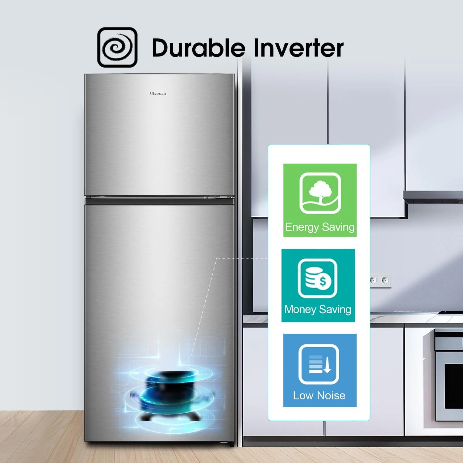Hisense 488L Top Mount Refrigerator, RT488N4ASU1 - Image 7