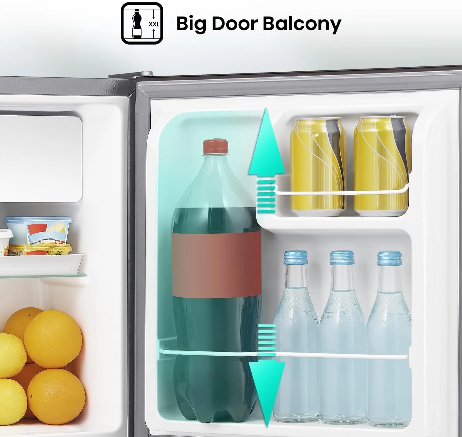 Hisense 60L Single Door Refrigerator, RR60D4ASU - Image 5