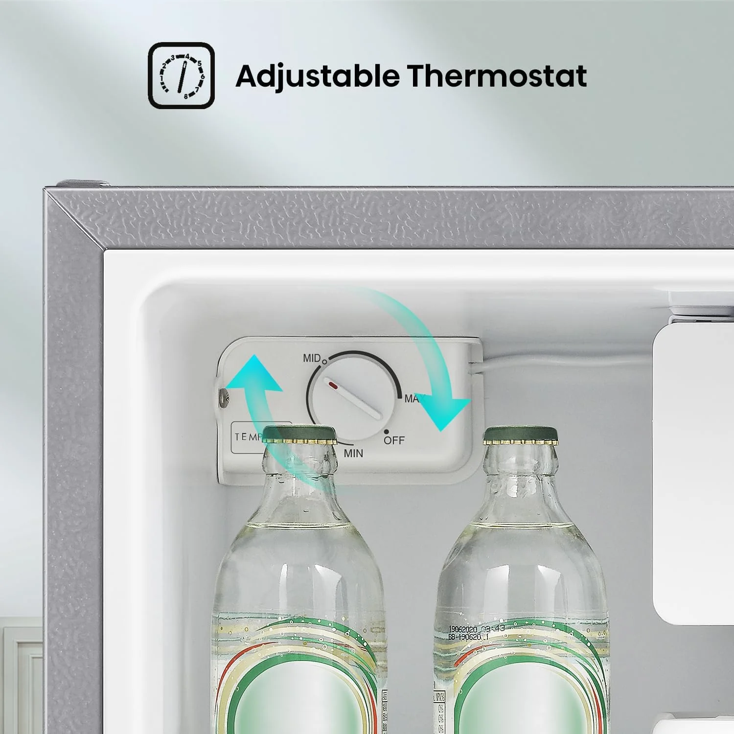 Hisense 60L Single Door Refrigerator, RR60D4ASU - Image 6