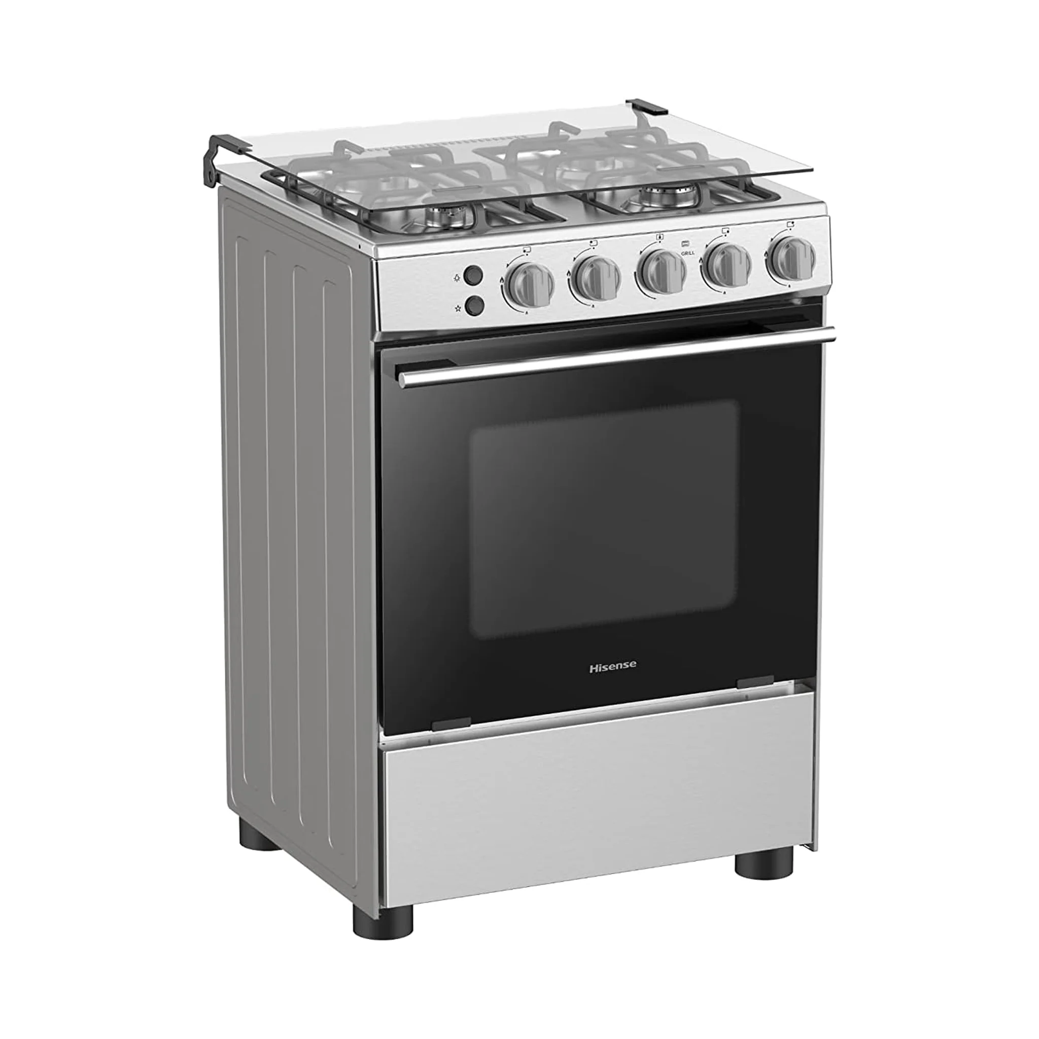 Hisense 60X60 Cm 4 Burner Cooking Range, HFG60121X - Image 3