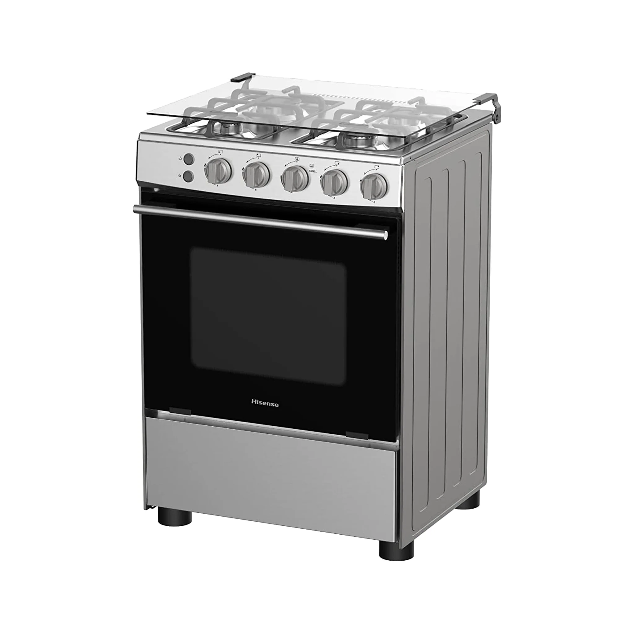 Hisense 60X60 Cm 4 Burner Cooking Range, HFG60121X - Image 4