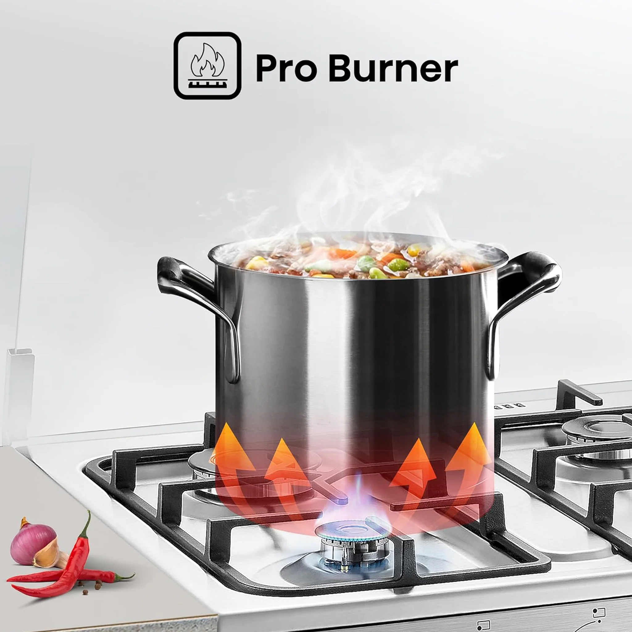Hisense 60X60 Cm 4 Burner Cooking Range, HFG60121X - Image 5