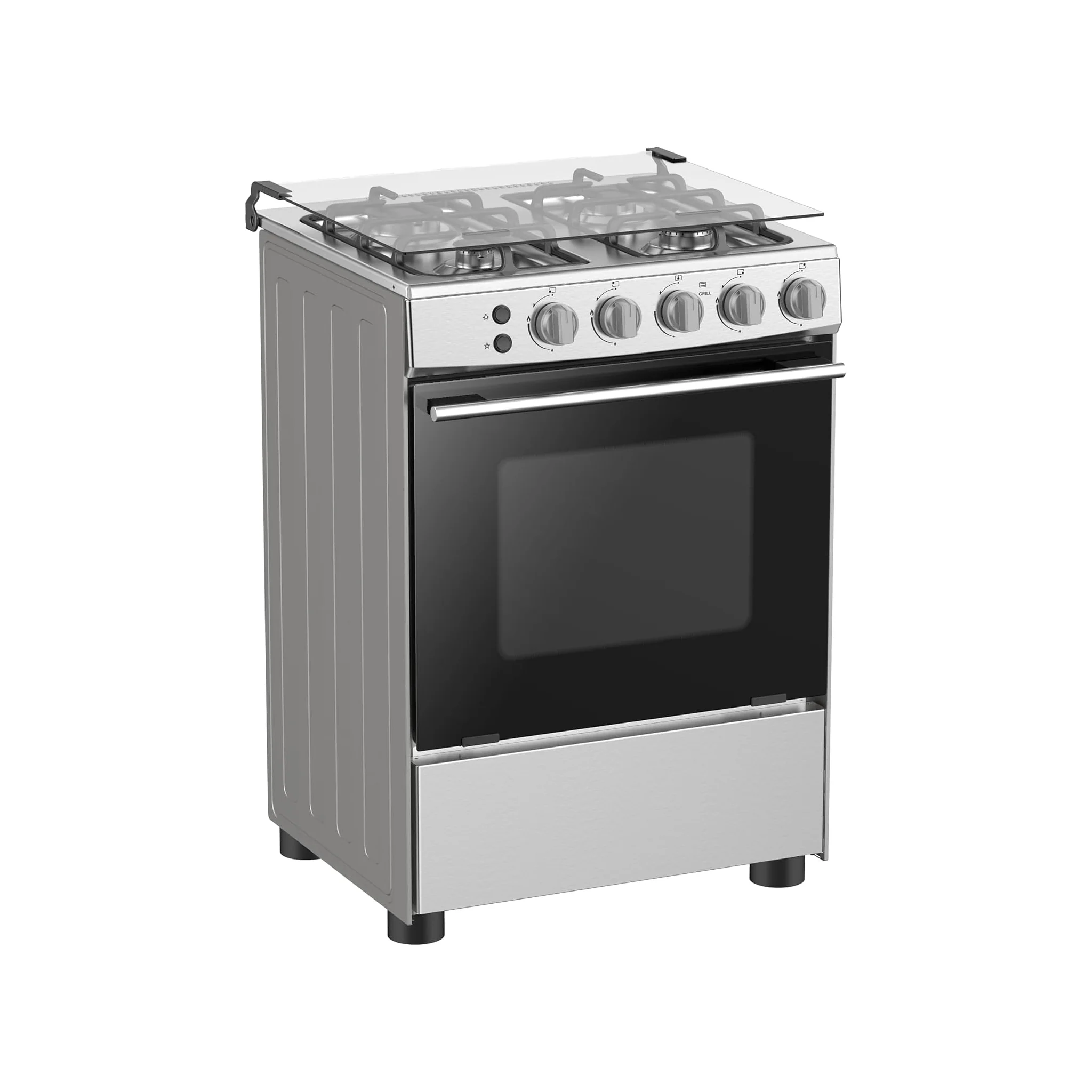 Hisense 60X60Cm 4 Burner Cooking Range, HFG60121X - Image 3