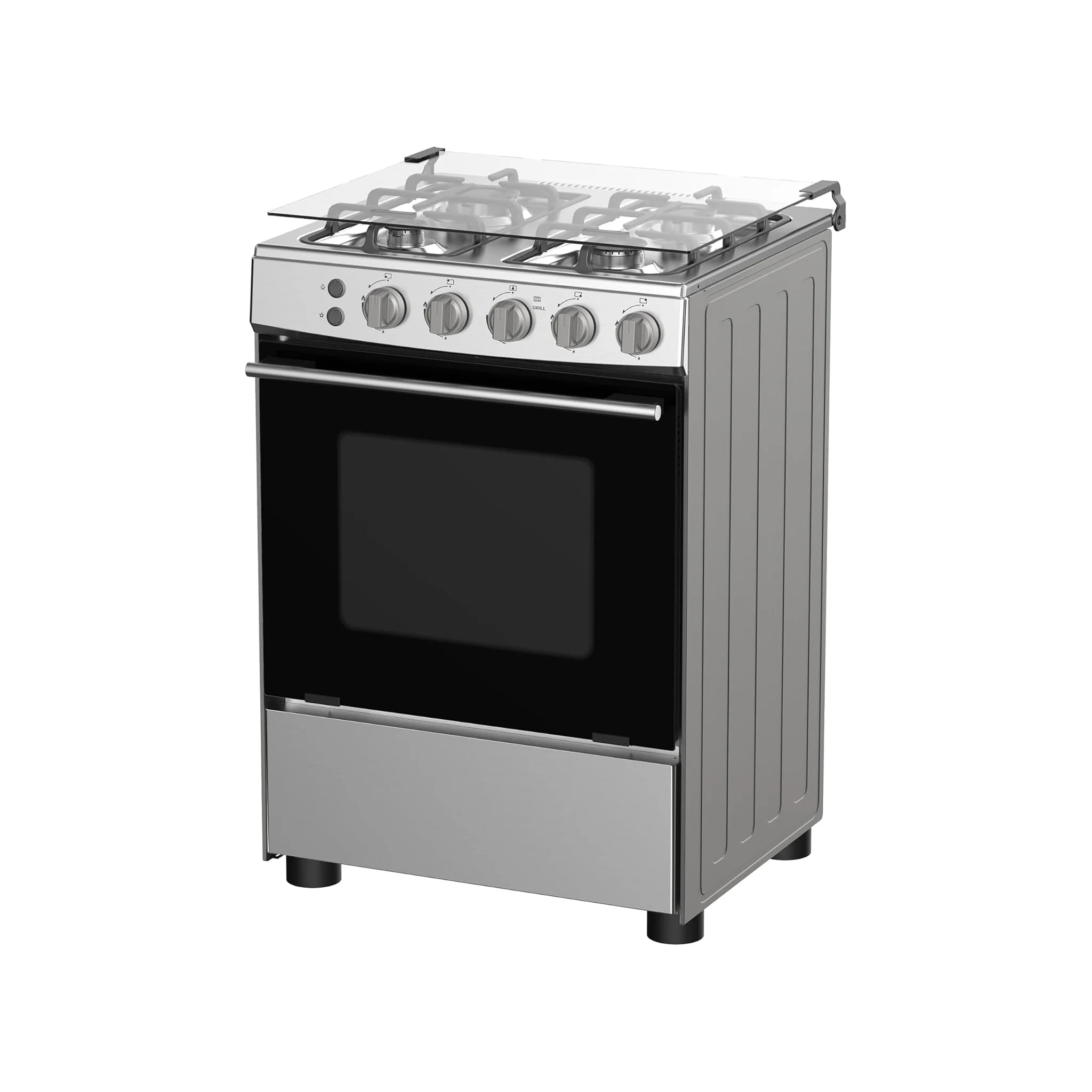 Hisense 60X60Cm 4 Burner Cooking Range, HFG60121X - Image 4