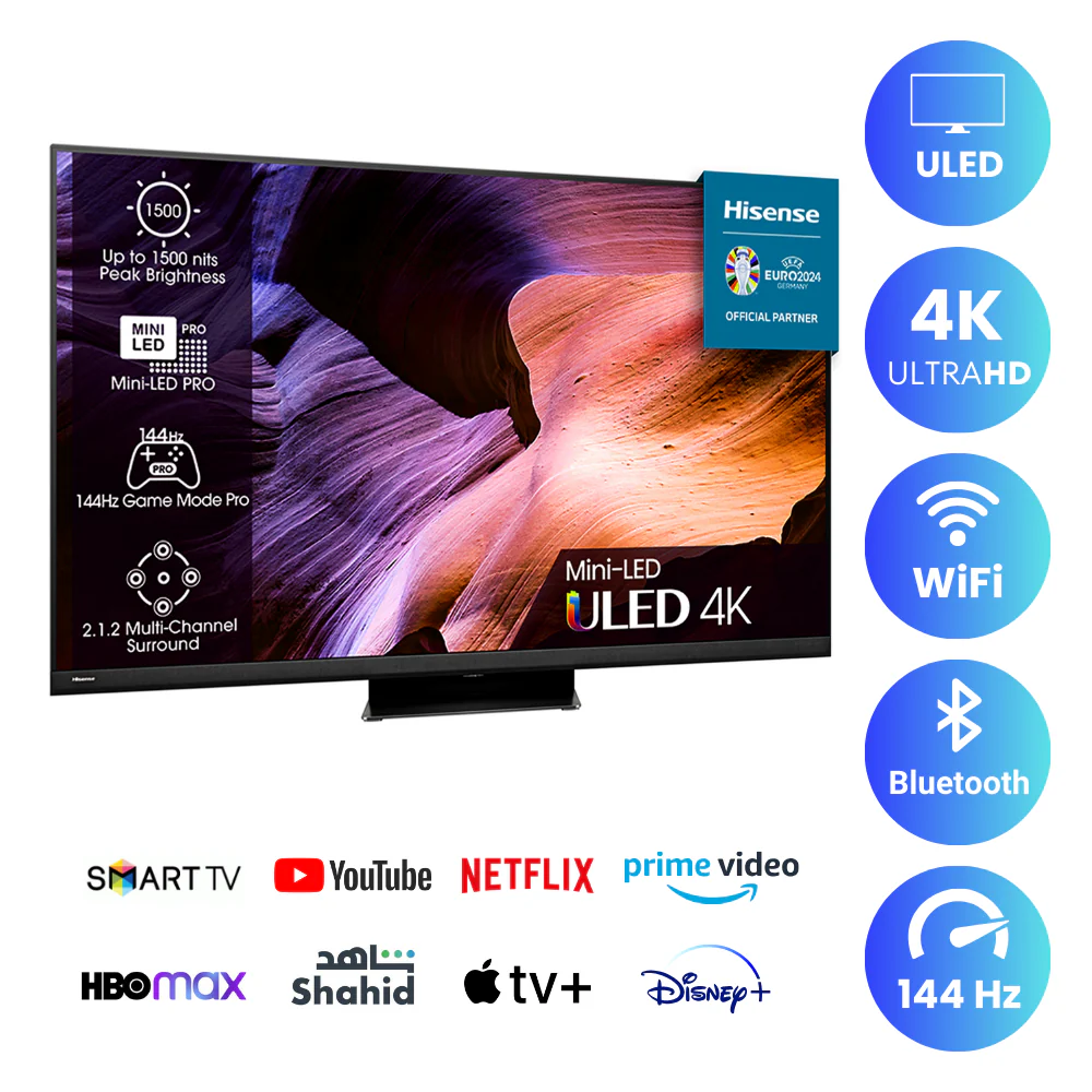 Hisense 65 inch Smart ULED Mini LED TV - 4K - 144Hz, 65U8 - Image 3