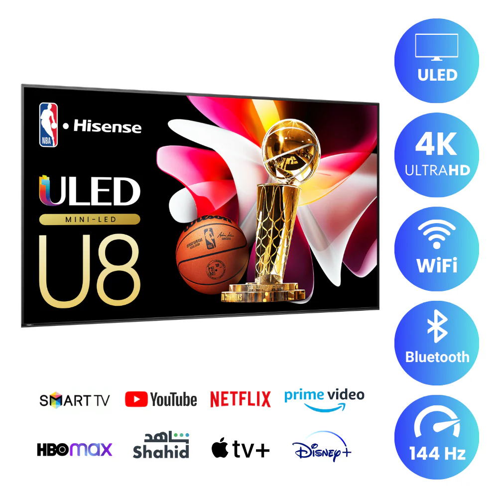 Hisense 65 inch Smart ULED Mini LED TV - 4K - 144Hz, 65U8N - Image 3