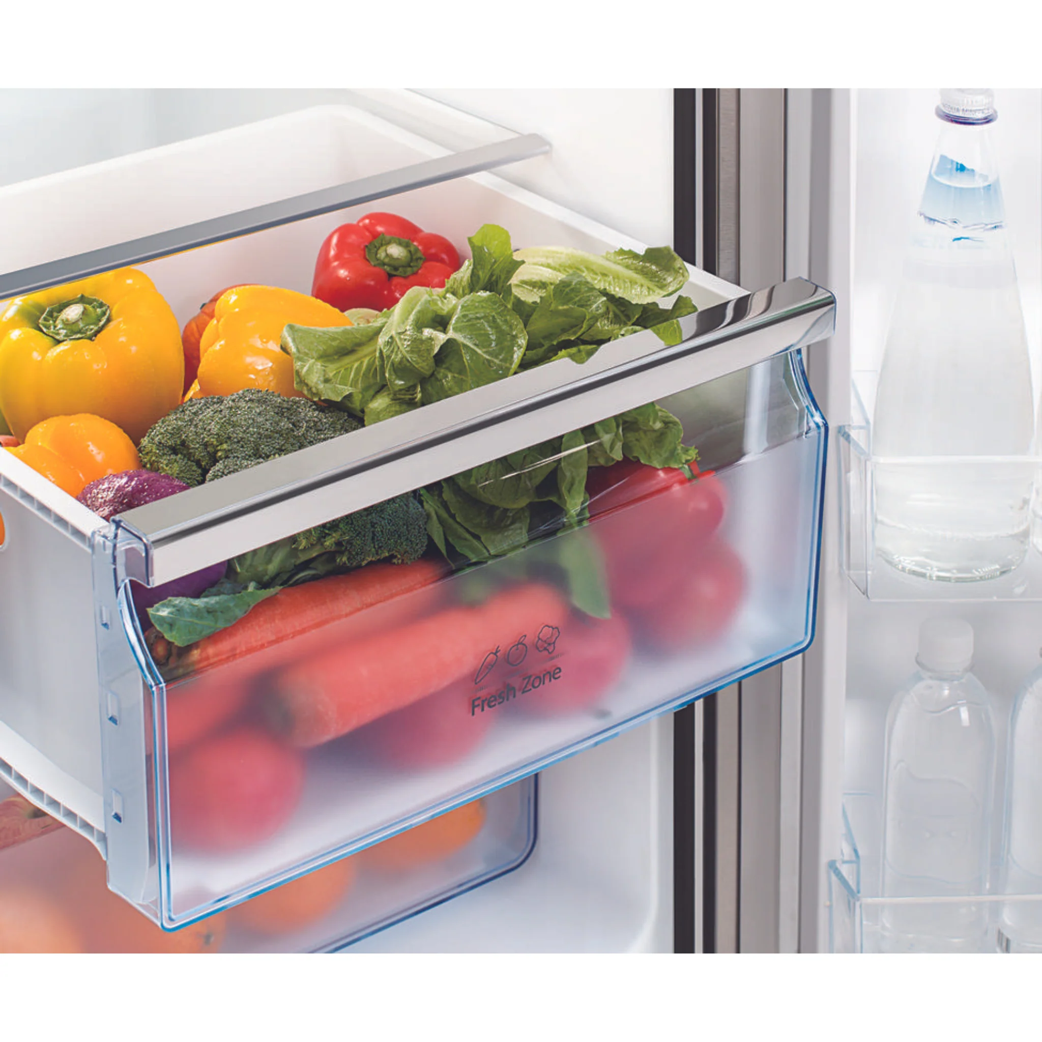 Hisense 696L Side by Side Refrigerator, RS696N4IBGU - Image 3