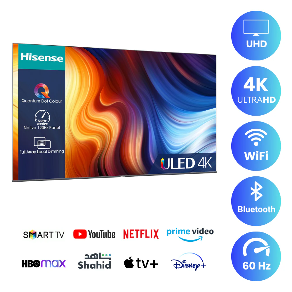 Hisense 65 inch Smart ULED TV - 4K - 120Hz, 65U8 - Image 3