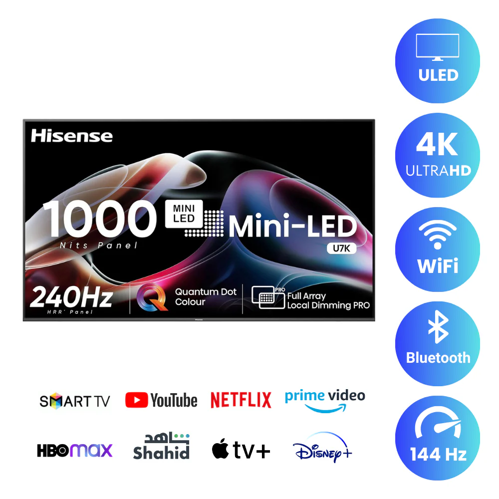 Hisense 85 inch Smart ULED Mini LED TV - 4K - 144Hz, 85U7K - Image 3