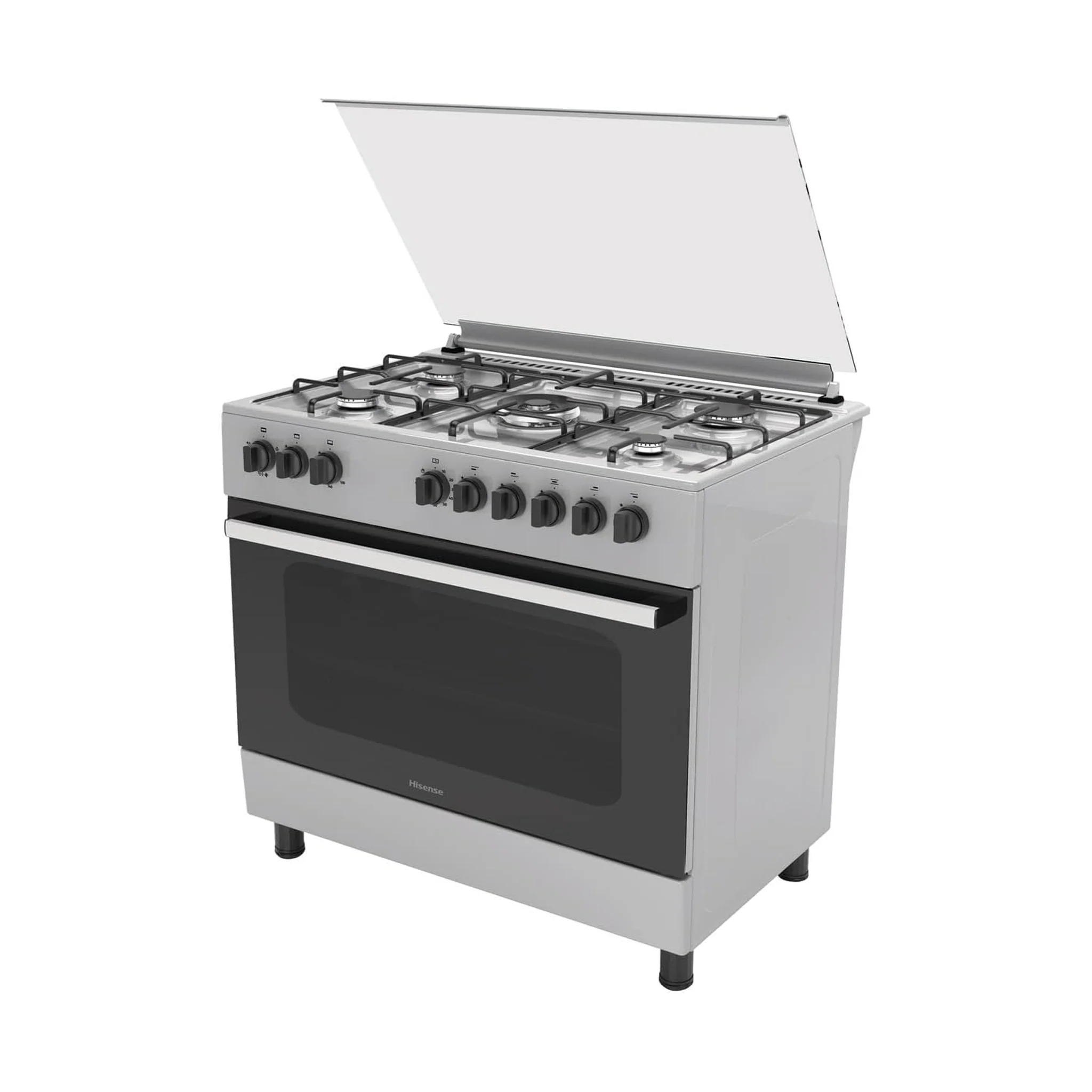 Hisense 90X60 Cm 5 Burner Cooking Range, HGI9B20S - Image 4