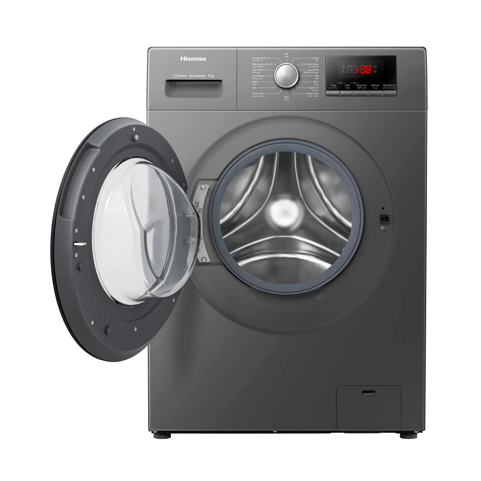 Hisense 9KG Fully Automatic Washing Machine, WFPV9014EVMT - Image 2
