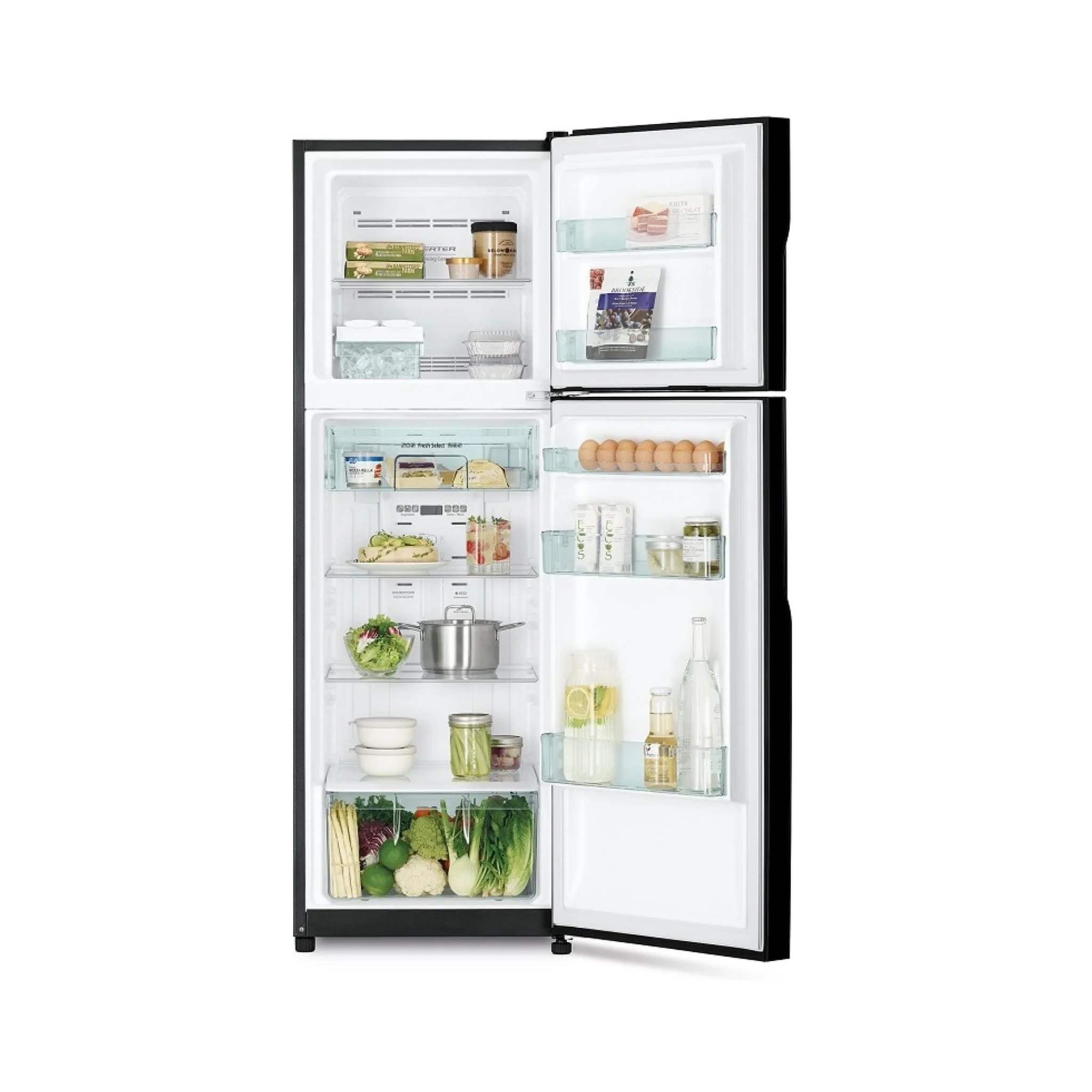 Hitachi 300L Top Mount Inverter Refrigerator, RH330PUK7K - Image 3