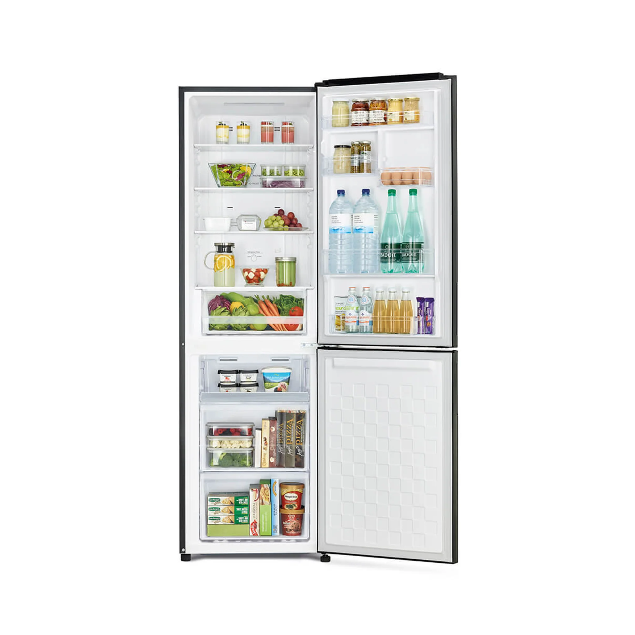 Hitachi 410L Glass Door Bottom Mount Refrigerator, R-BG410PUK6 - Image 3