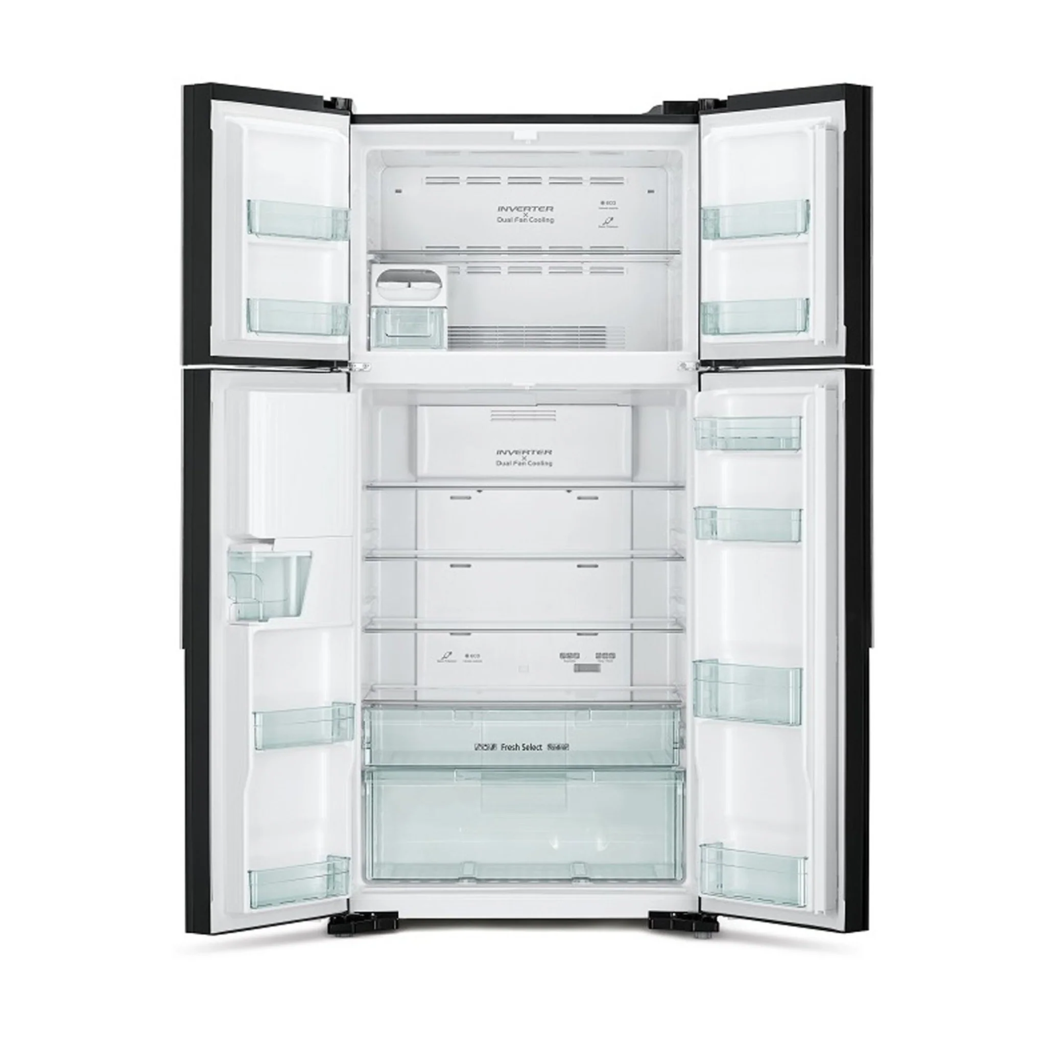 Hitachi 760L Side by Side Refrigerator, RW760PUK7GBK - Image 2