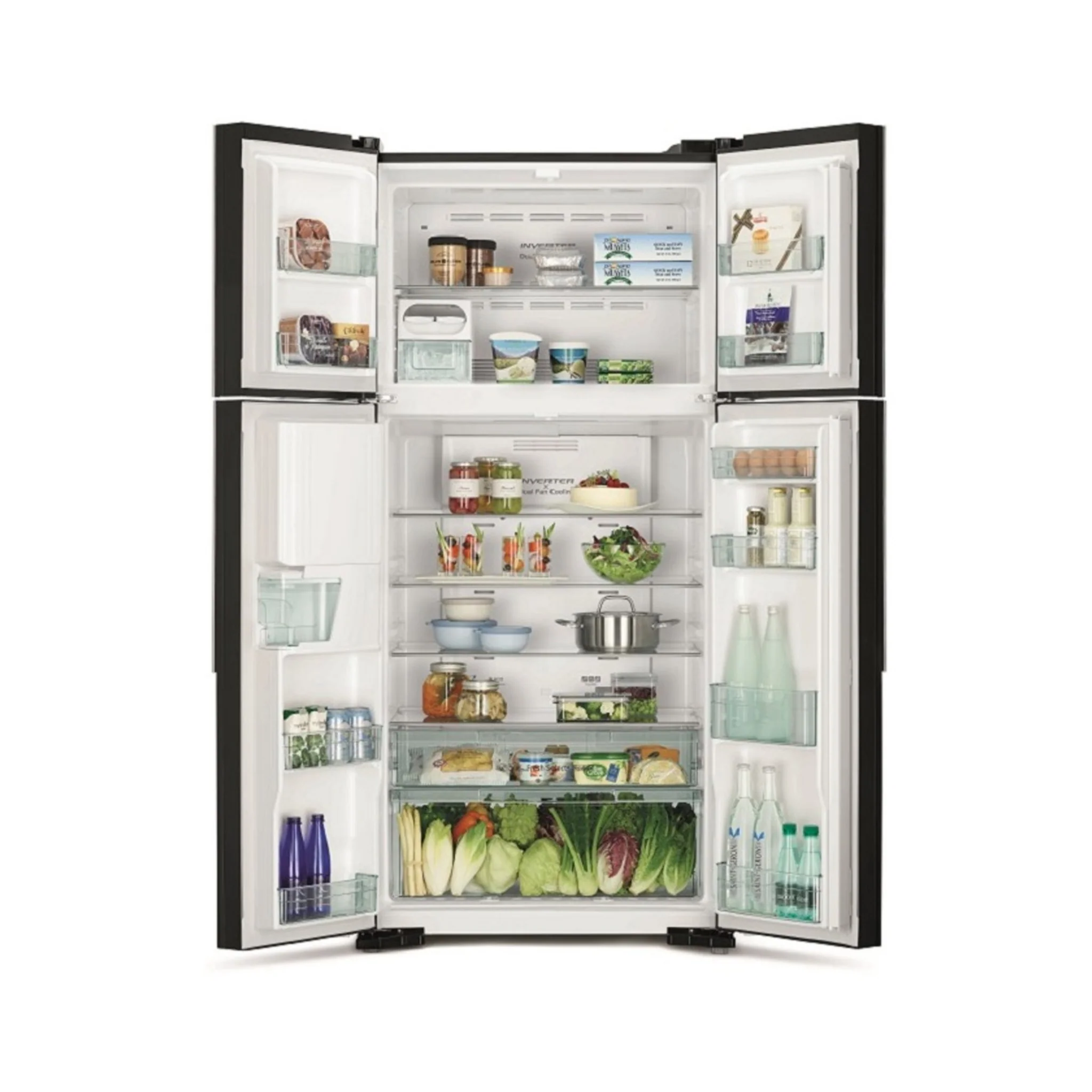 Hitachi 760L Side by Side Refrigerator, RW760PUK7GBK - Image 3