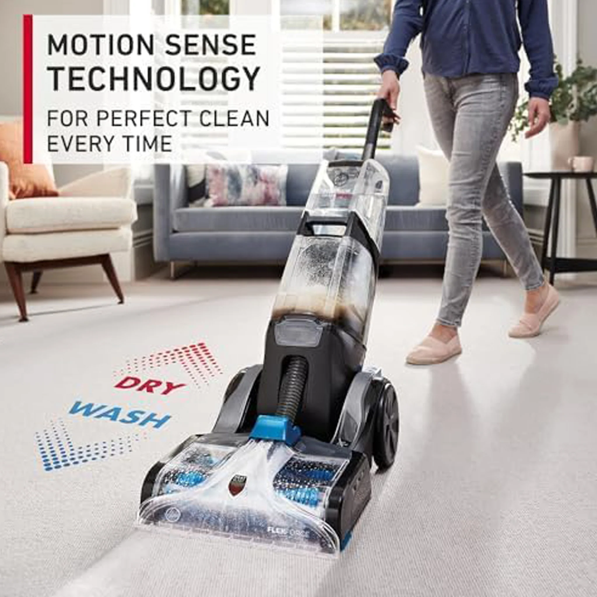 Hoover Automatic Carpet Washer - Platinum Smart Wash, CDCW-SWME - Image 4