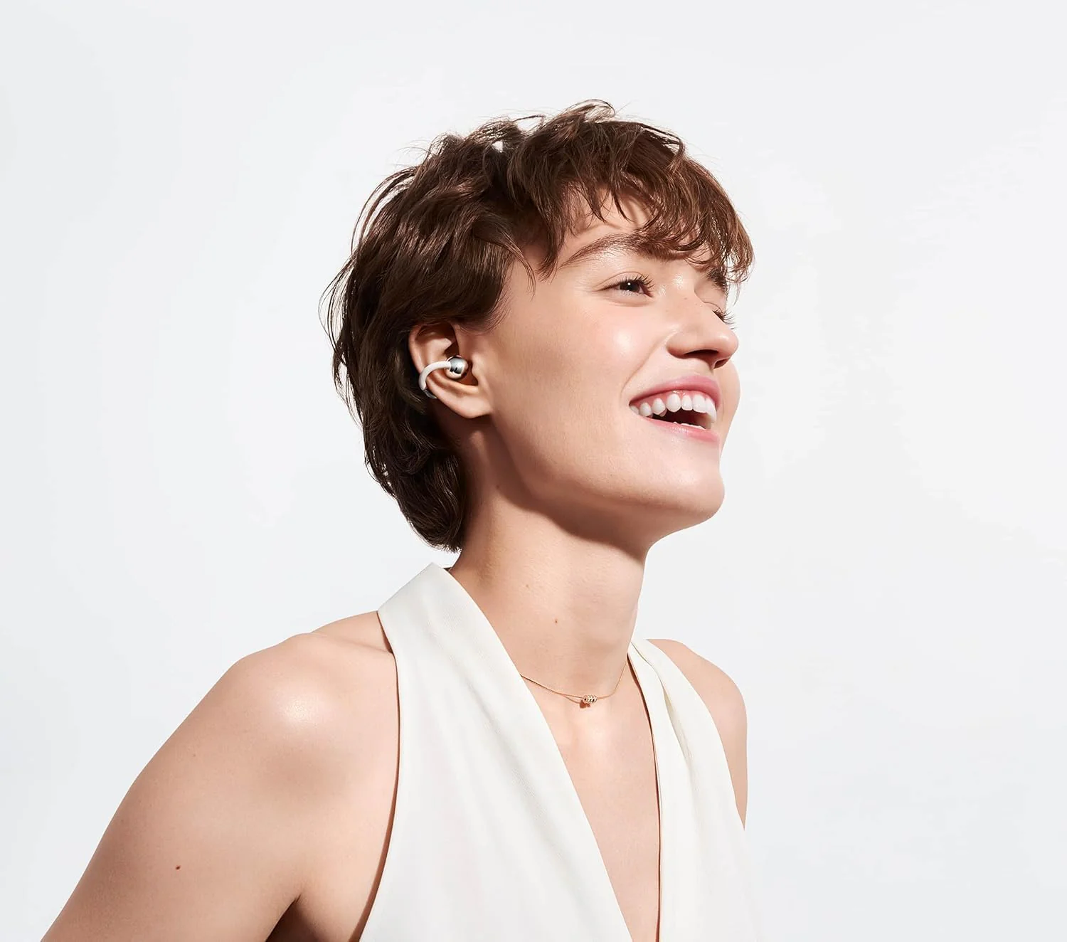 Huawei Free Clip Earbuds - Rose Gold - Image 3