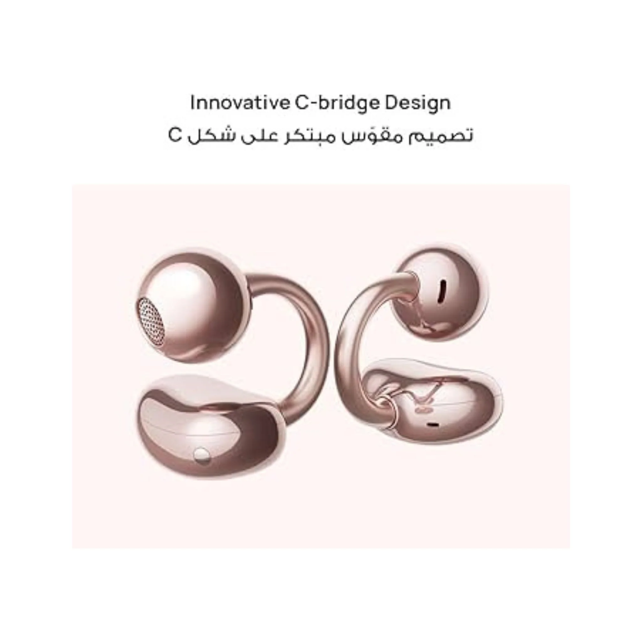 Huawei Free Clip Earbuds - Rose Gold - Image 9