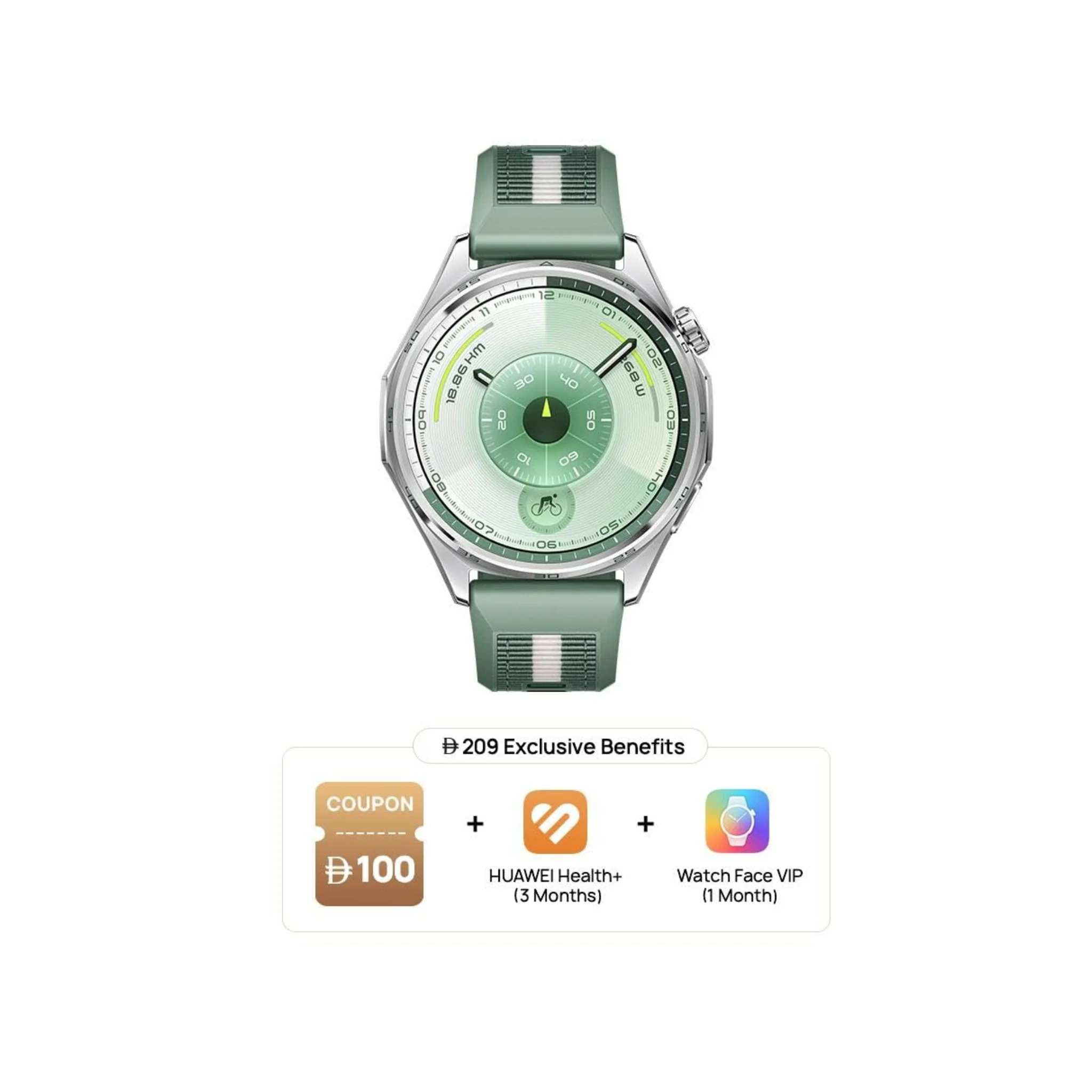 Huawei Smart Watch GT 6 Green - Image 5