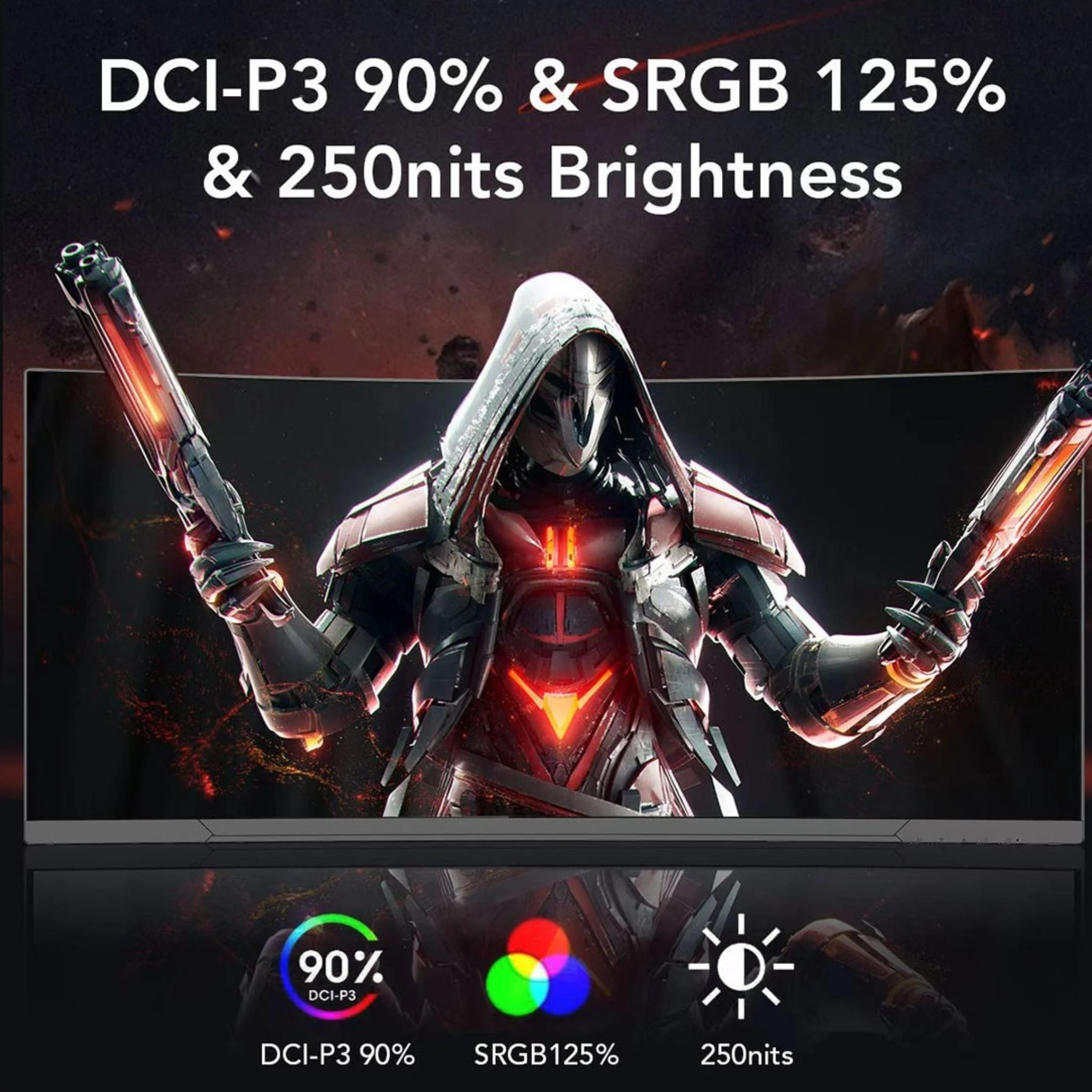 InnJoo 34 inch FHD Gaming Monitor - 200Hz, T342 - Image 4
