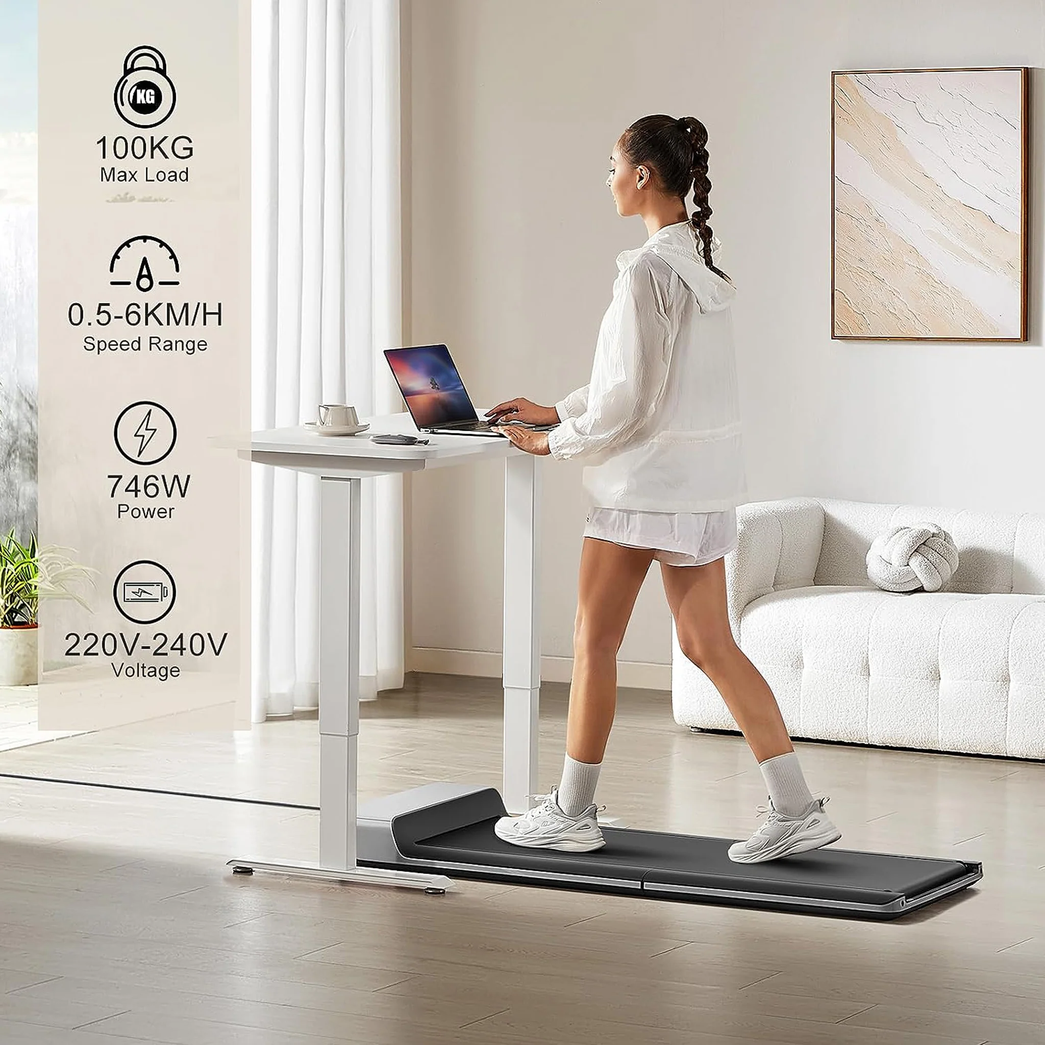 KingSmith WalkingPad P1 Folding Treadmill, WPP1F - Image 2