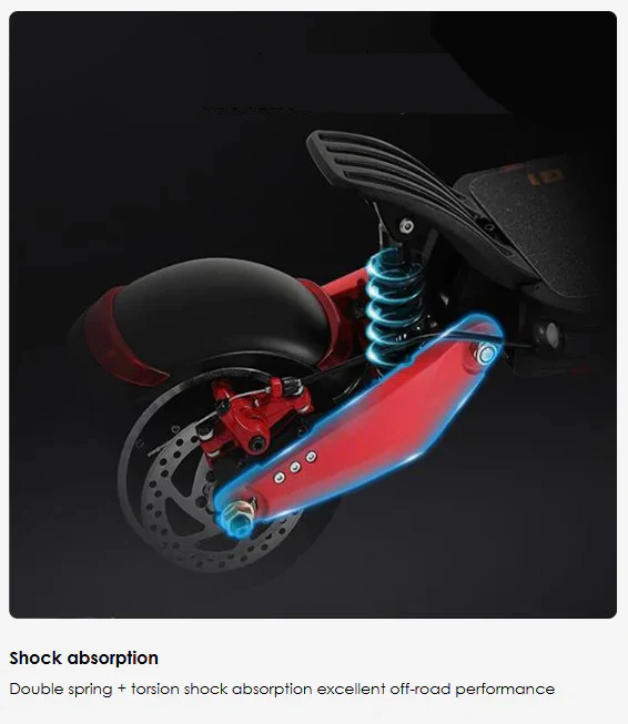 Kugoo Electric Scooter 1000W 60KM Range 60KM Speed, G1 - Image 7