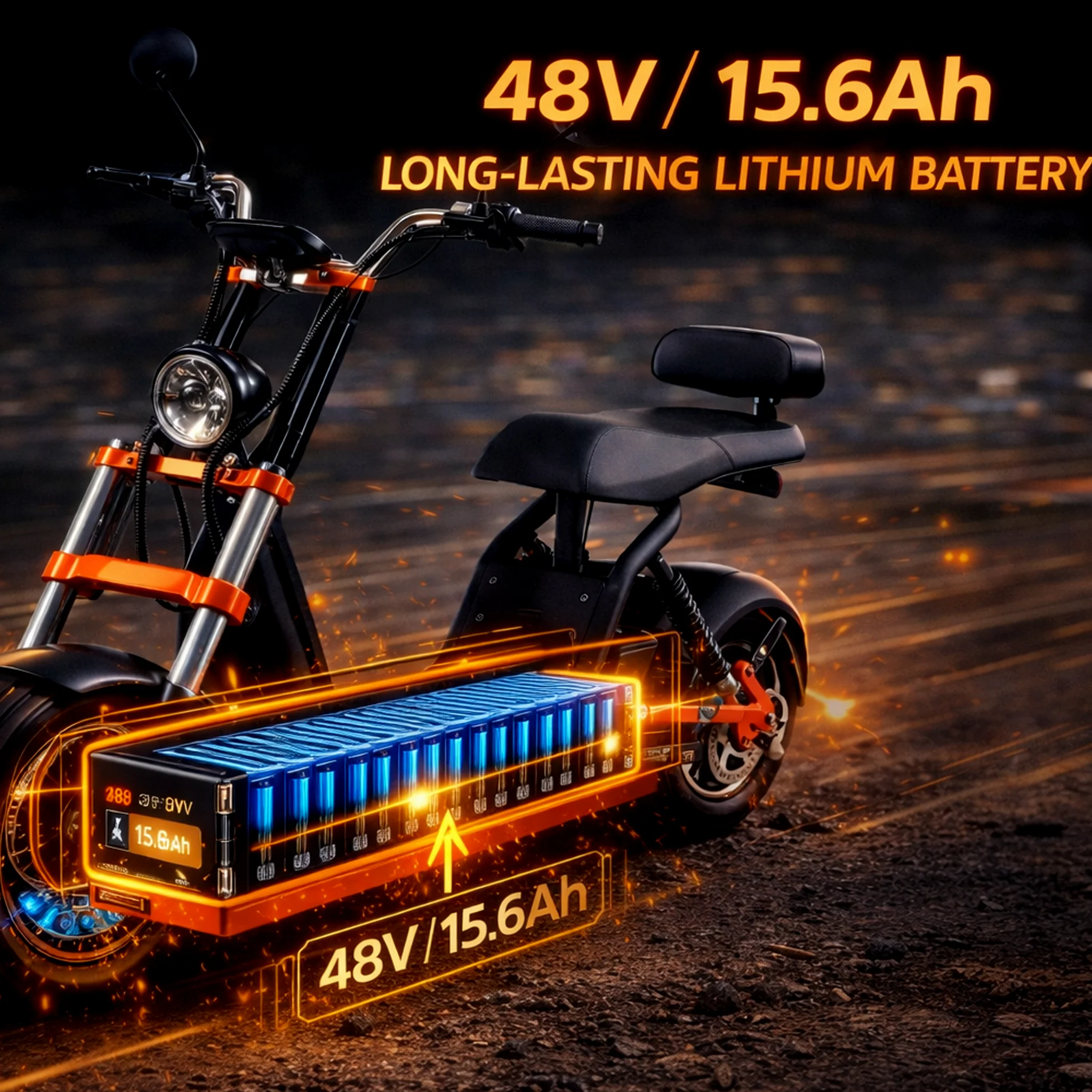 Kugoo Electric Scooter 1200W 40KM Range 50KM Speed, C2 - Image 5