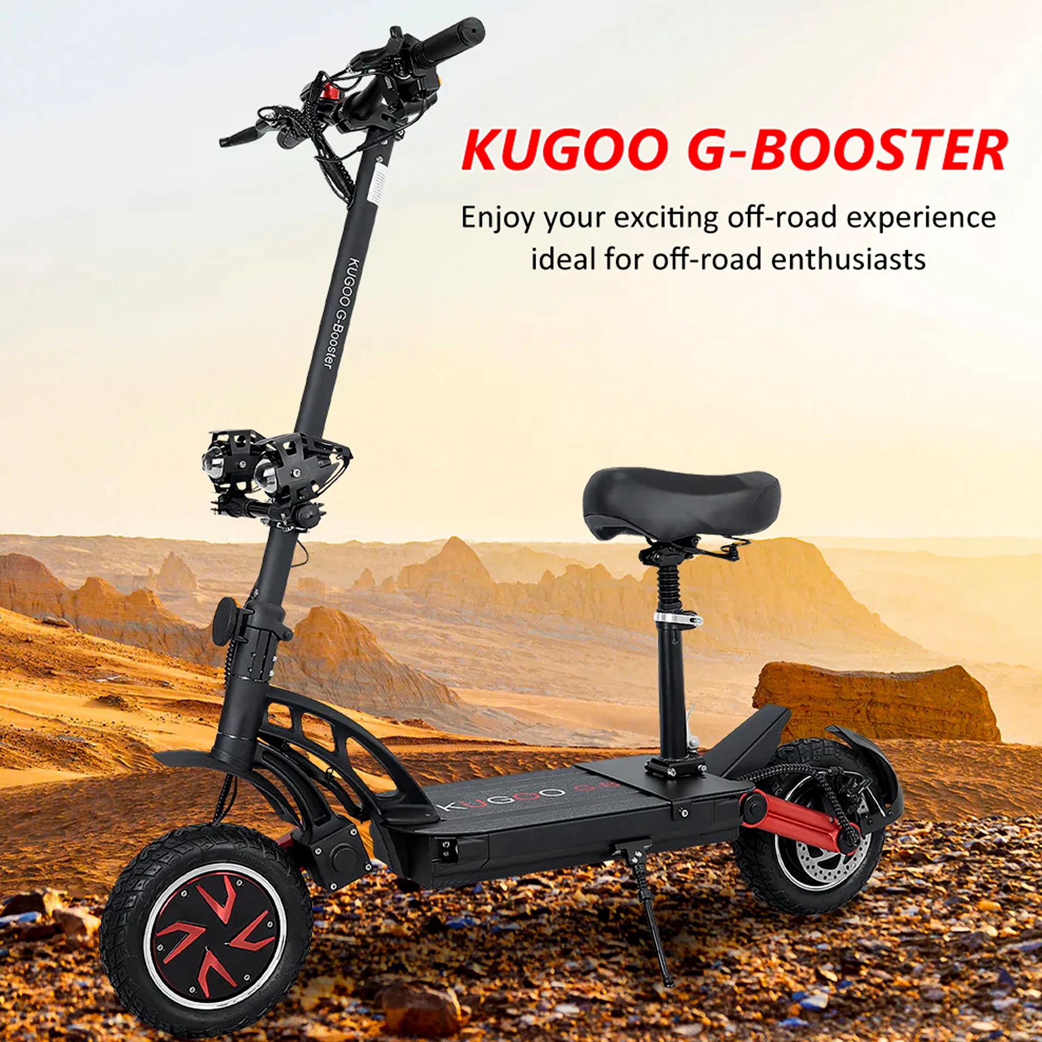 Kugoo Electric Scooter 1600W 60-70KM Range 50-60KM Speed, G-Booster - Image 8