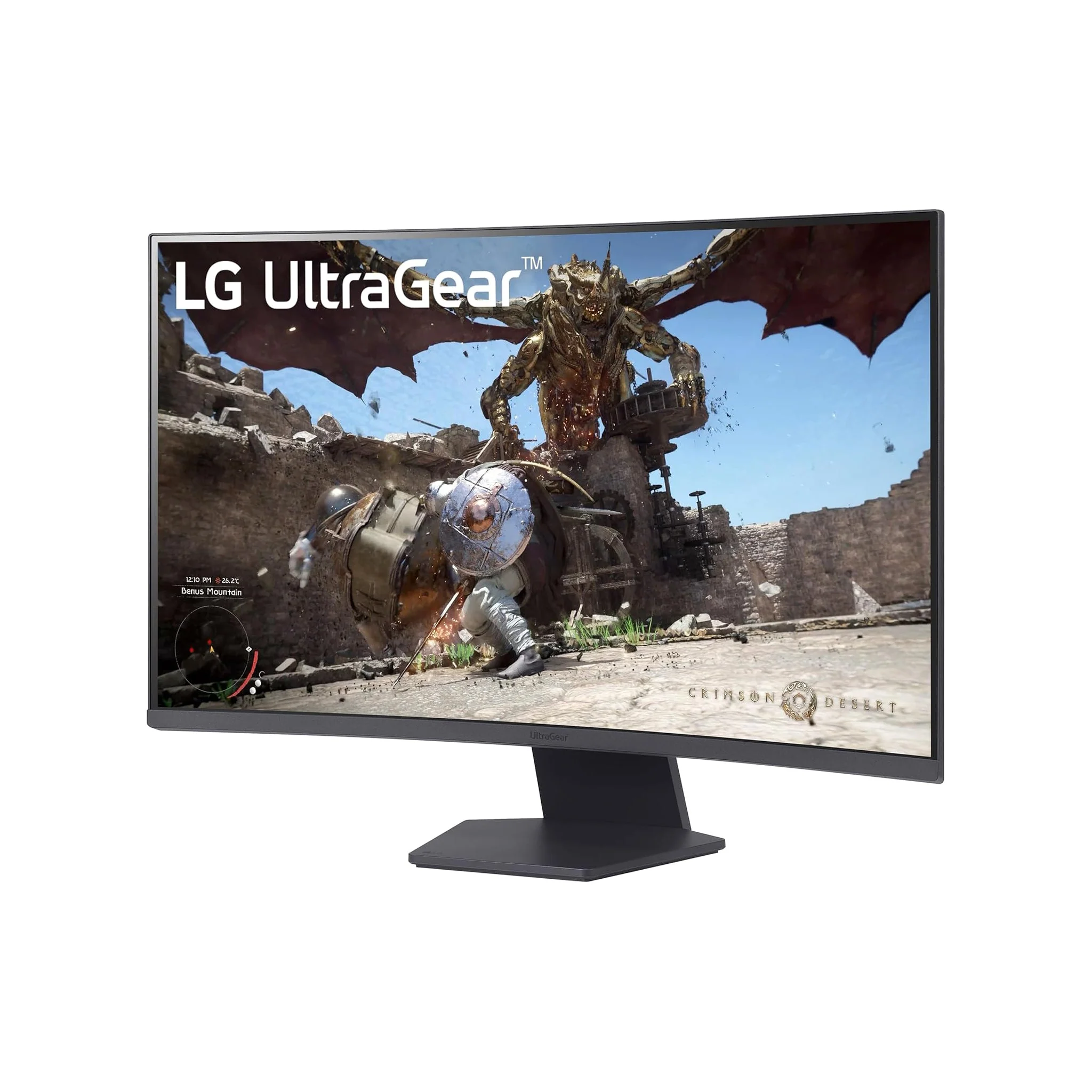 LG 32 inch Ultragear Curved Gaming Monitor QHD - 180Hz, 32GS60QC-B - Image 4