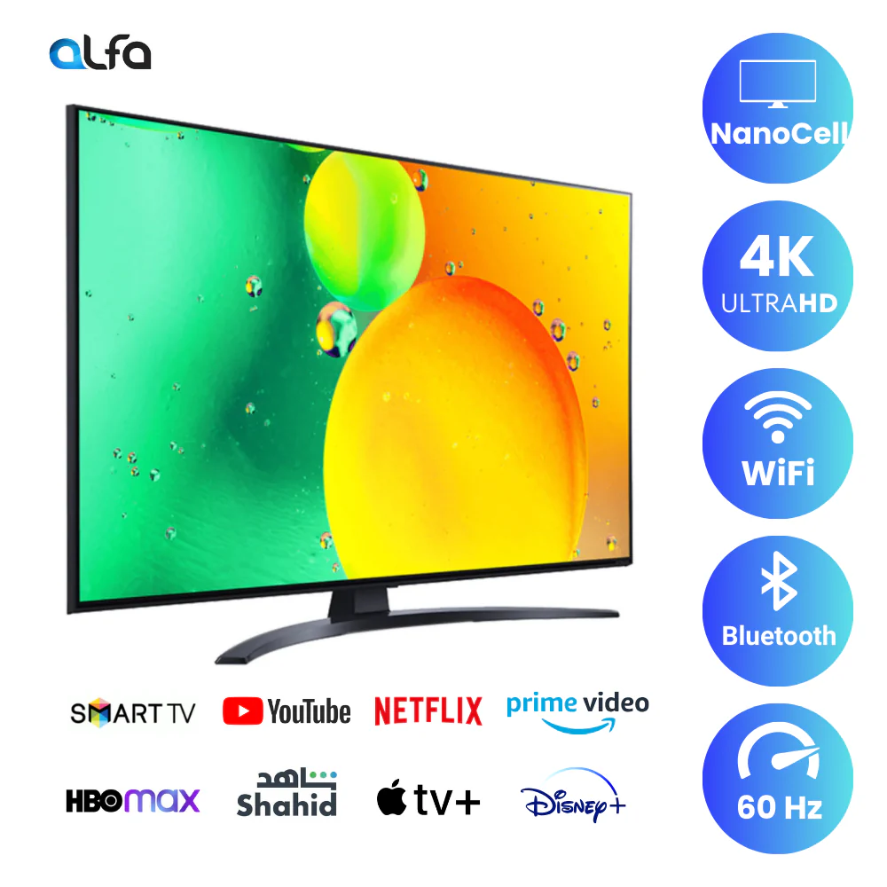 LG 43 inch NanoCell Smart TV - 4K, 43NANO76 - Image 2