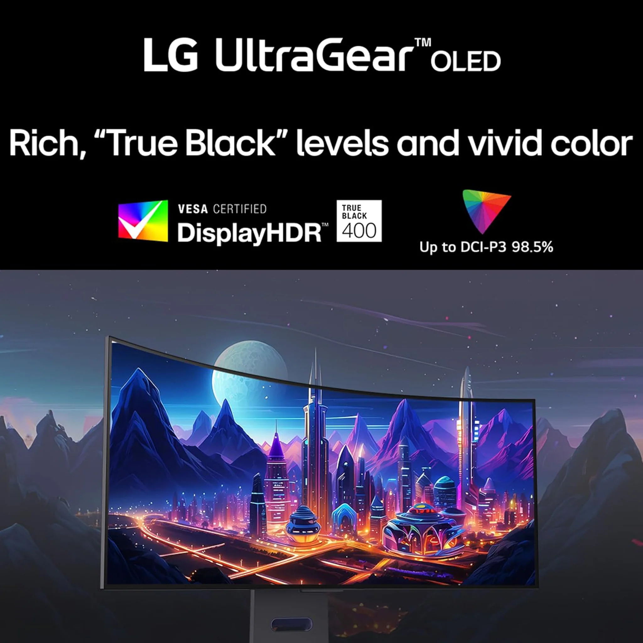 LG 45" Ultragear OLED Curved Gaming Monitor - 240Hz, 45GS95QE - Image 9
