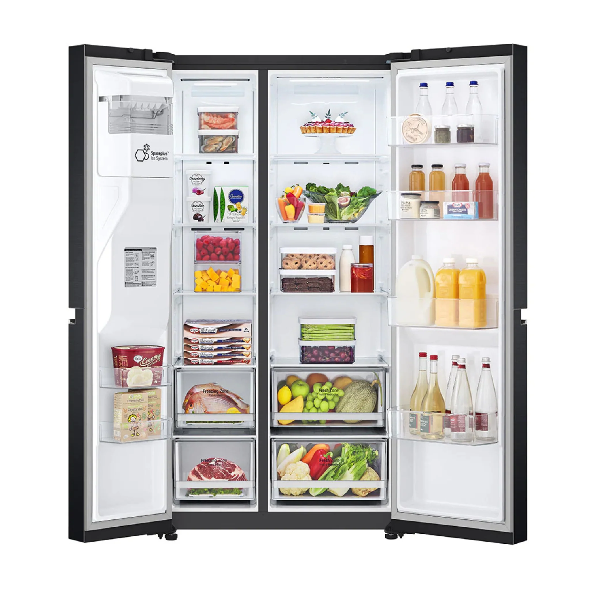 LG 635L Side by Side Refrigerator, GSLV70MCTE - Image 2