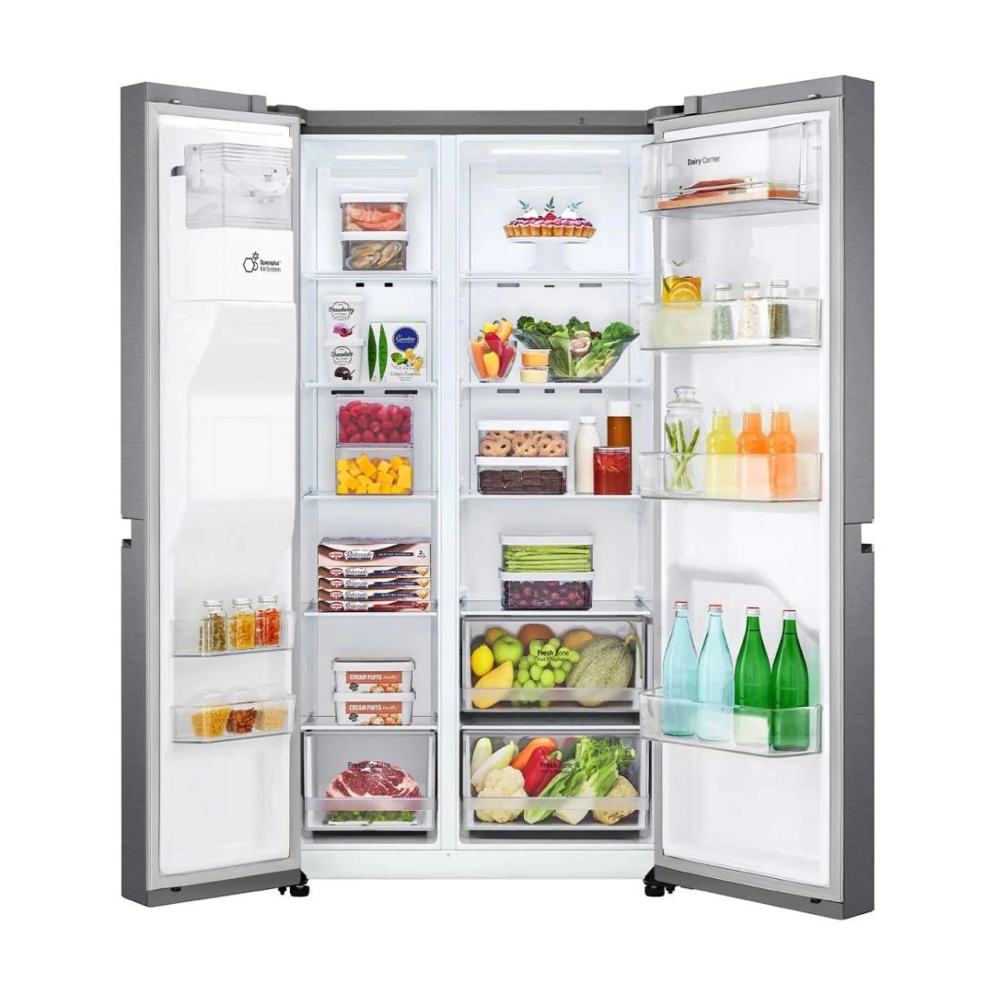 LG 635L Side by Side Refrigerator, LGE GSLD50DSX M - Image 4