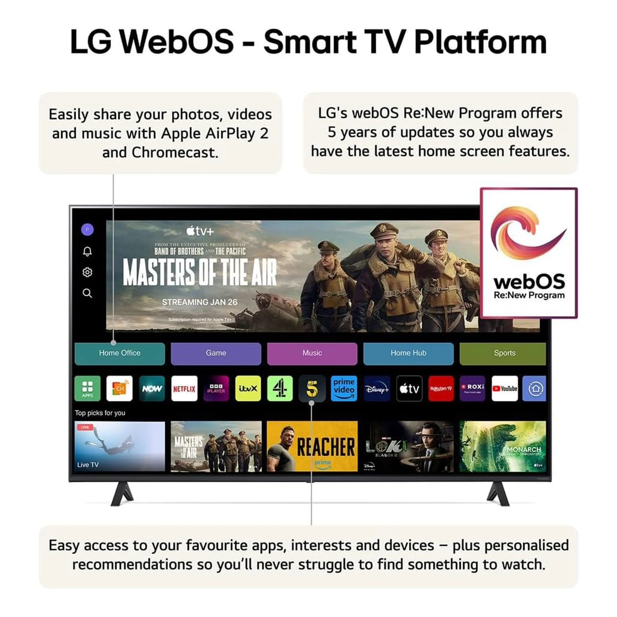 LG 65 inch NanoCell Smart TV - 4K, 65NANO81 - Image 9