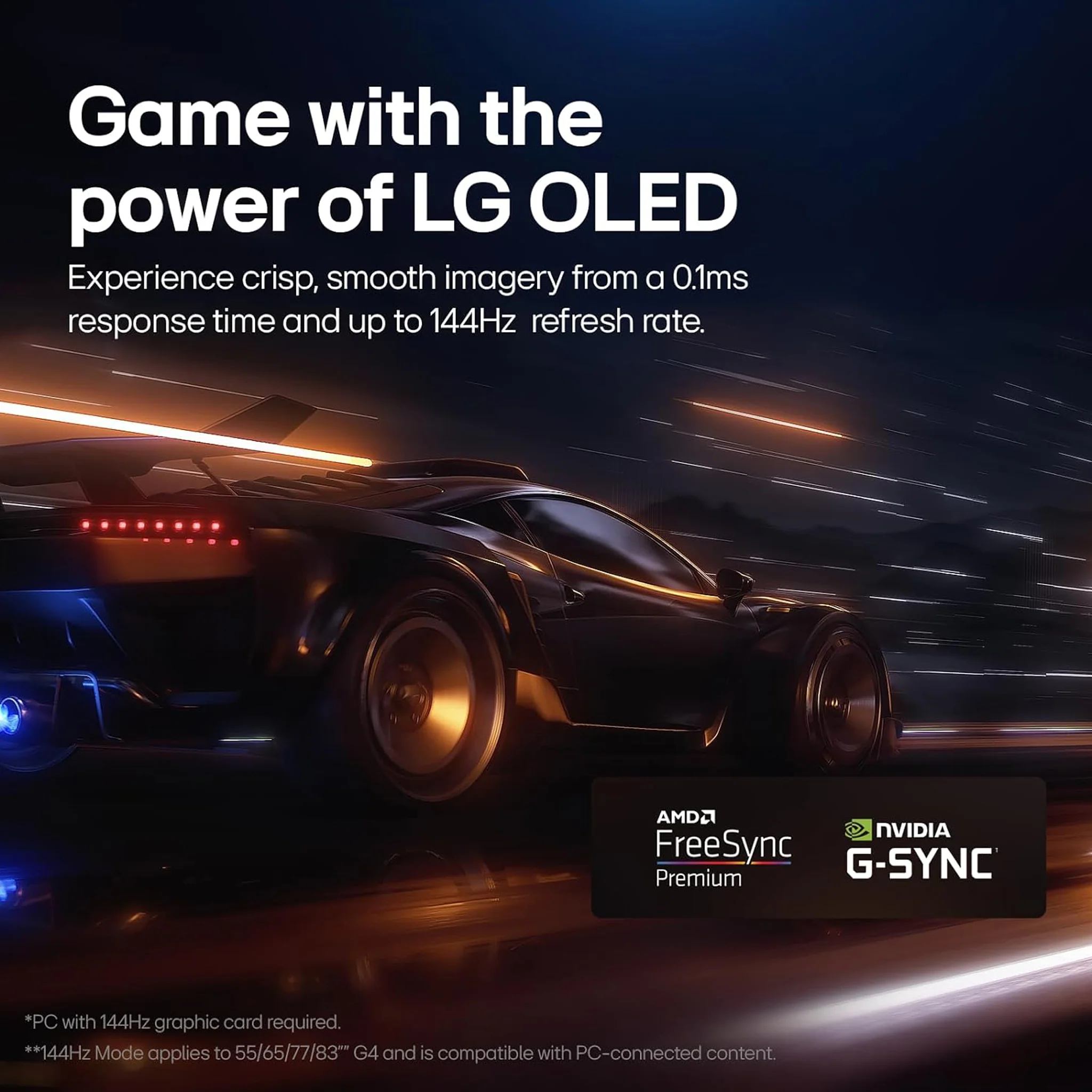 LG 65 inch Smart OLED TV - 4K - 144Hz, 65G4 - Image 8