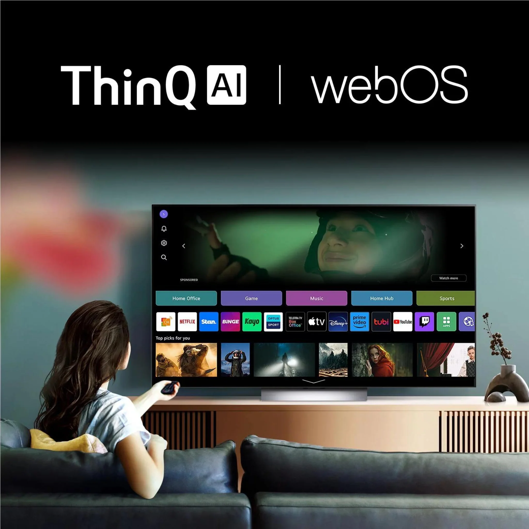 LG 65 inch Smart TV - 4K, 65UT80 - Image 9