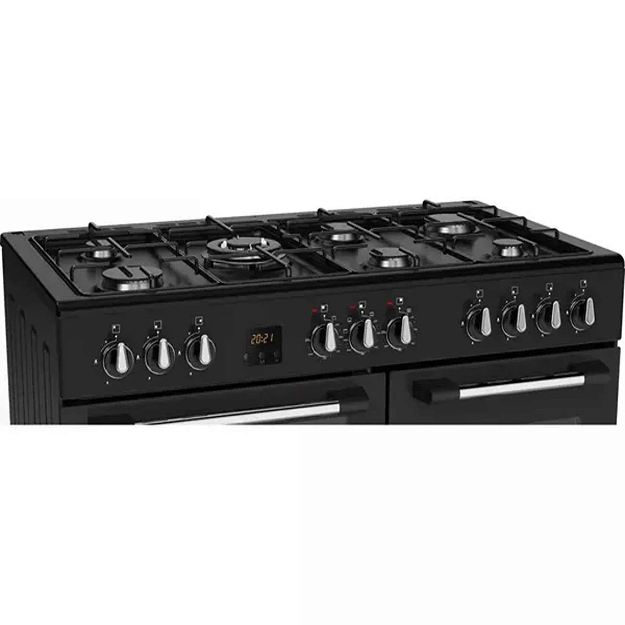 Logik 100X60 7 Burner Dual Fuel Range Cooker, LRC100B21 - Image 5