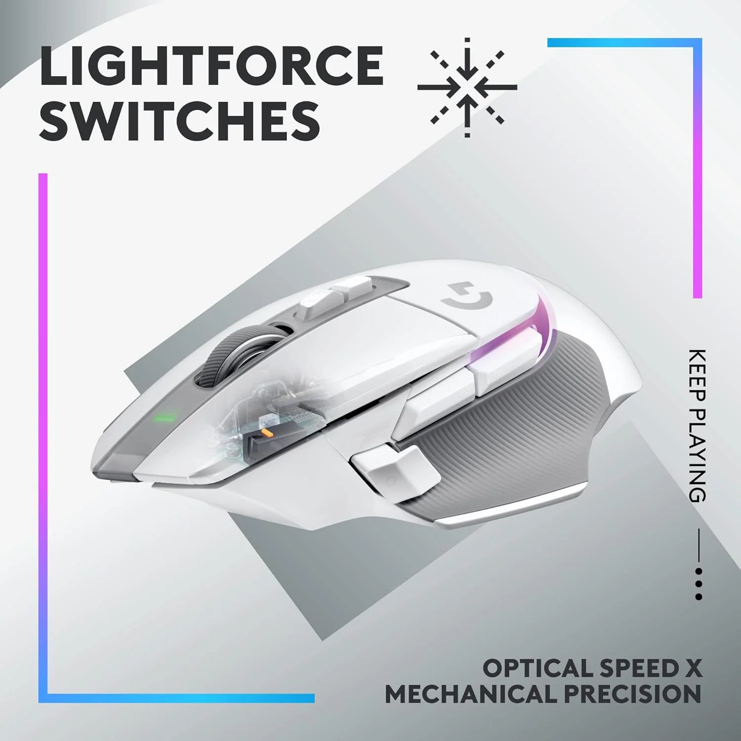 Logitech G502 X Plus Lightspeed Wireless Gaming Mouse - Image 3