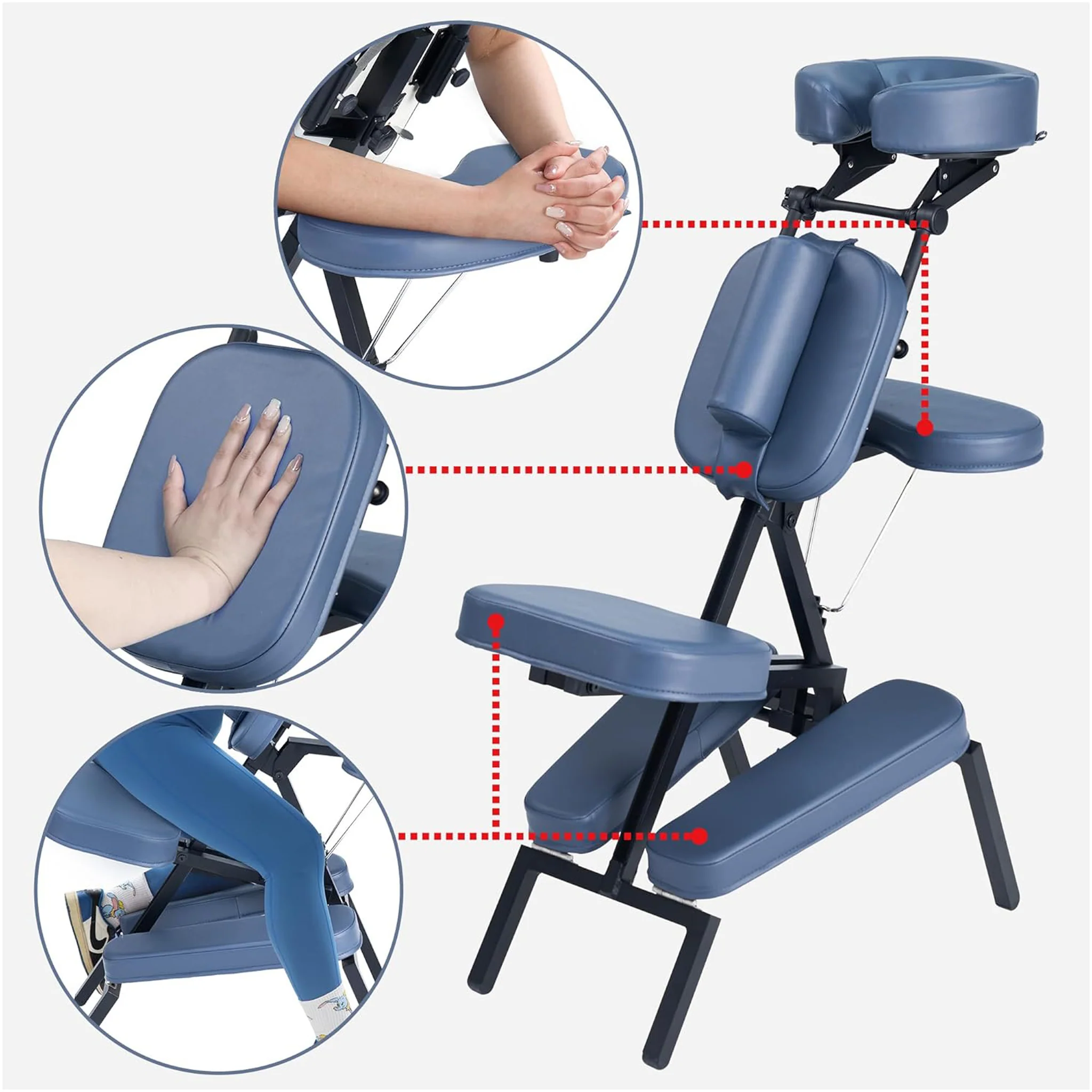 Master Professional Portable Massage Chair - Image 5