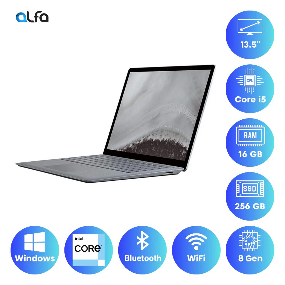 Microsoft Surface Laptop 2 – 13.5 inch Touch-Screen – Intel Core i5- 16GB RAM - 256GB SSD - Image 3